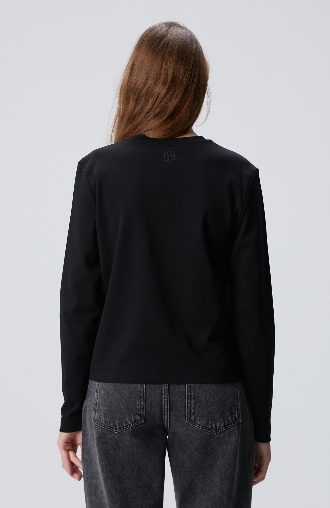 Network Kadın Siyah Basic Sweatshirt
