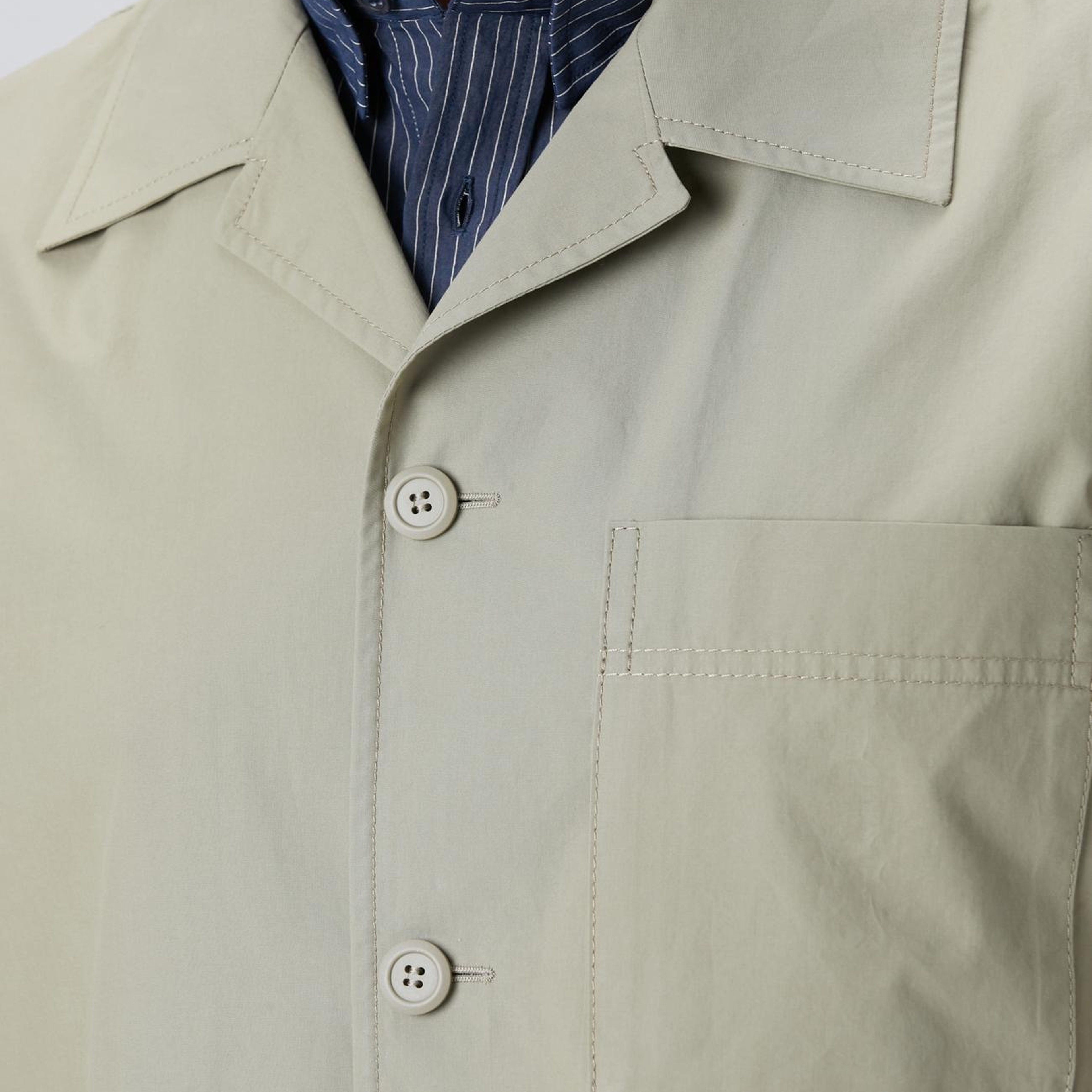 Network Erkek Haki Dış Gömlek