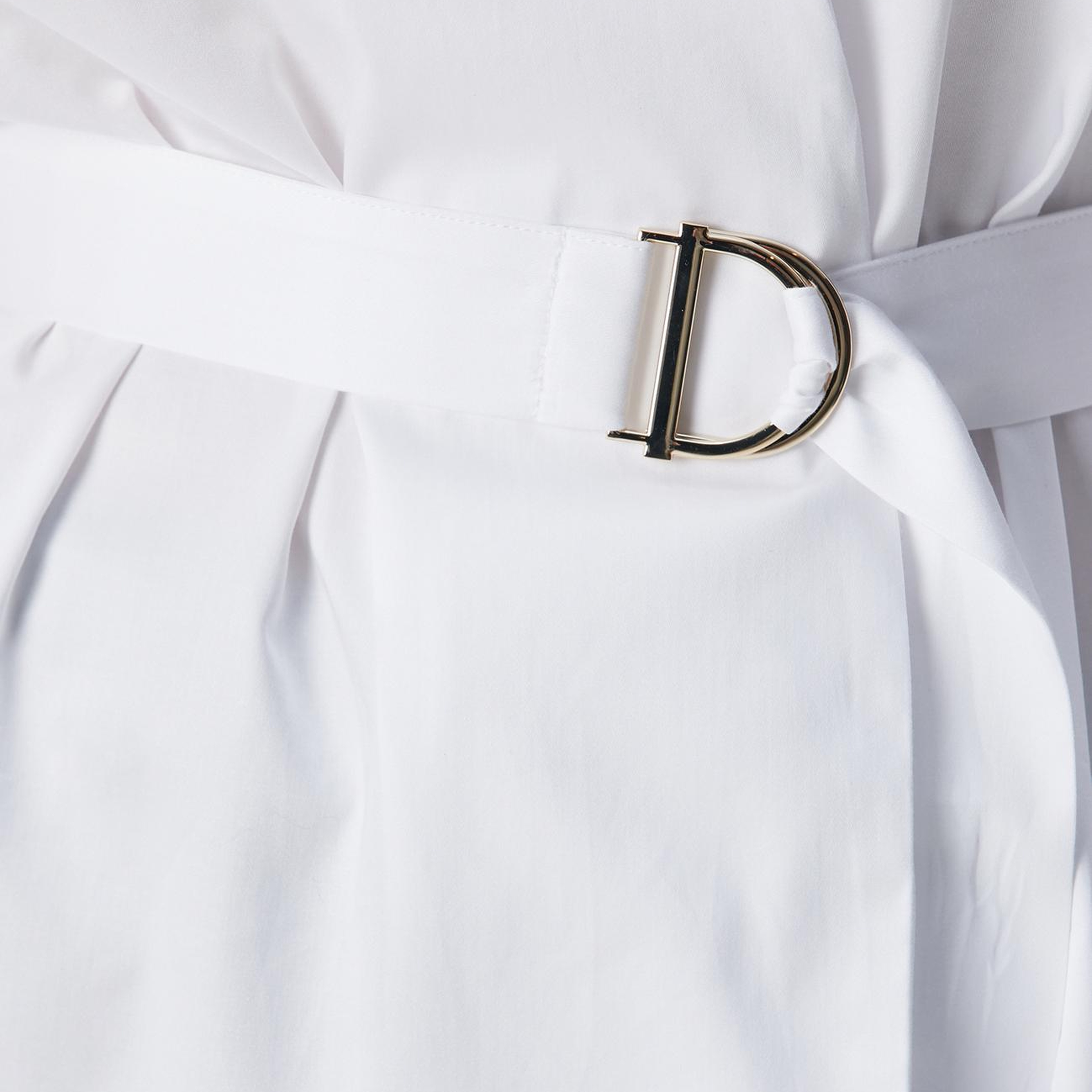 Network Kadın Beyaz Kemerli Bluz