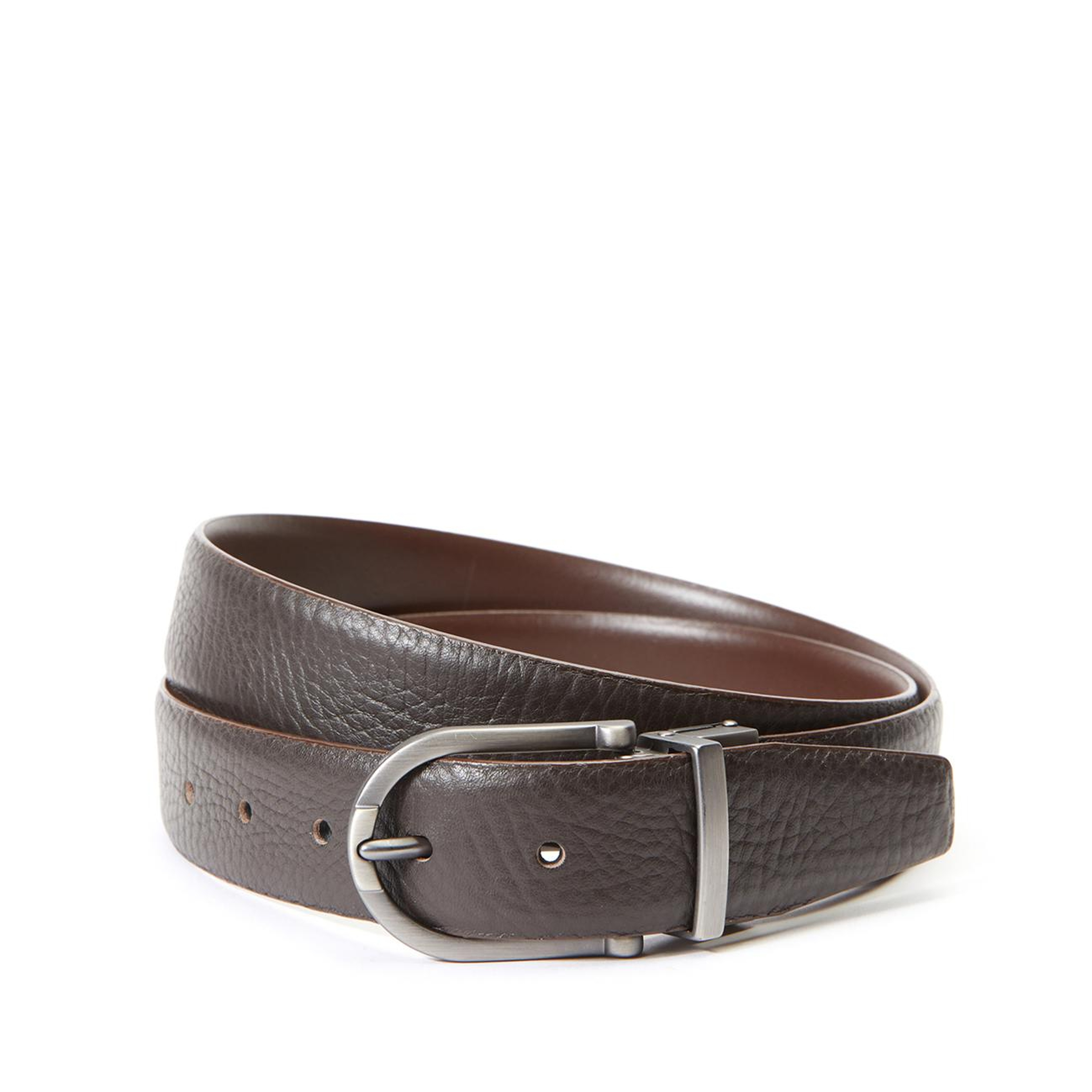 Network Erkek Kahverengi Deri Kemer