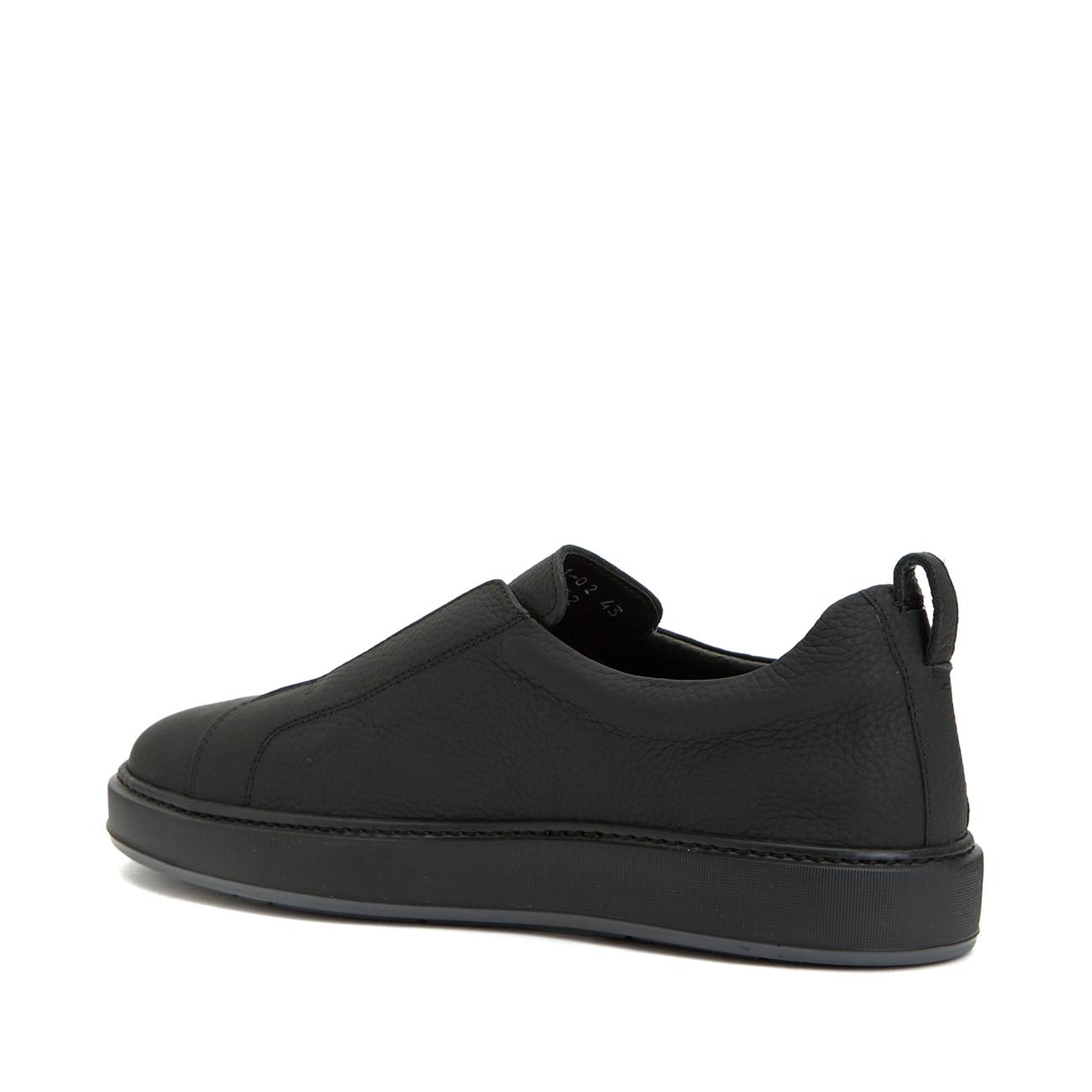 Network Erkek Siyah Deri Sneaker