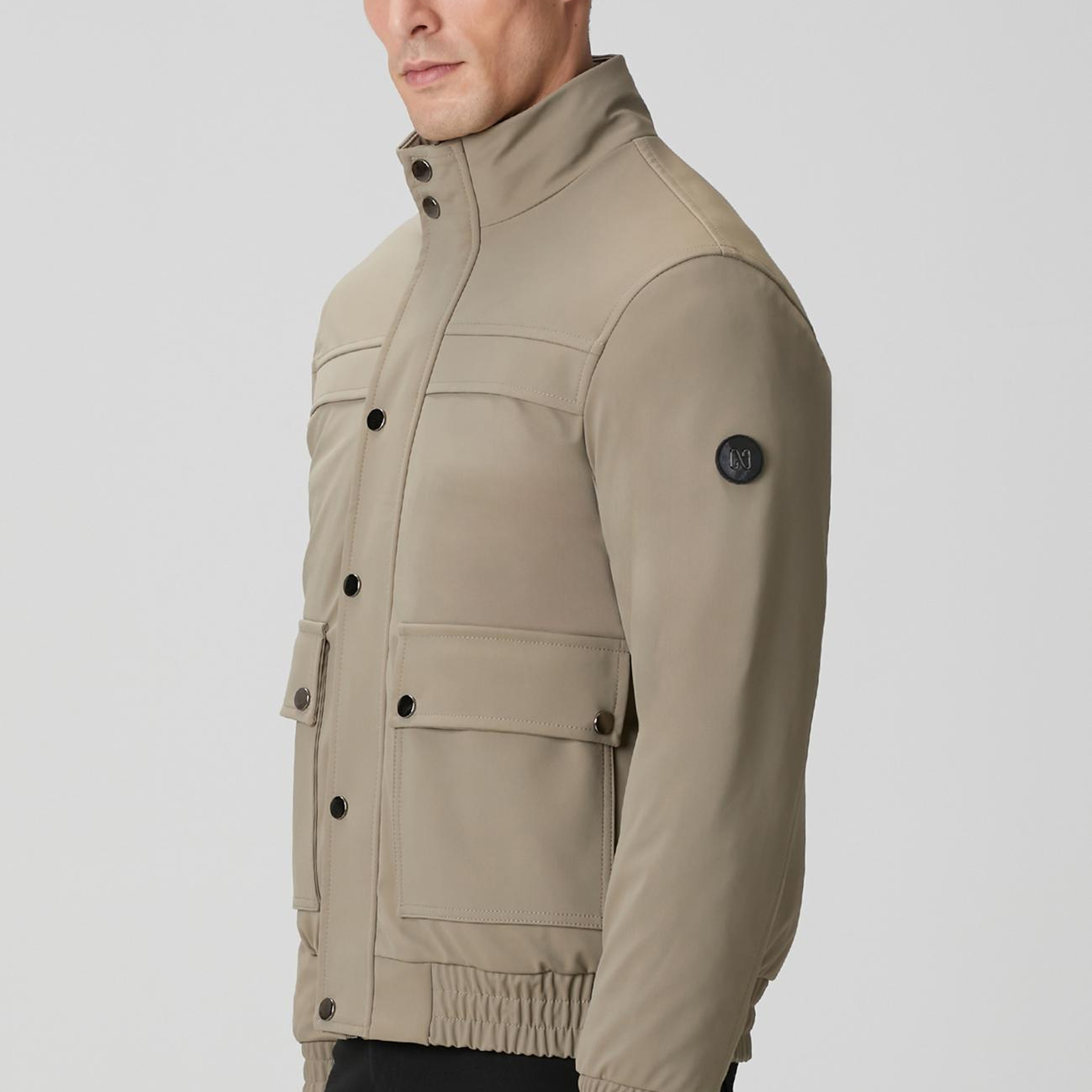 Network Erkek Açık Haki Bomber Mont