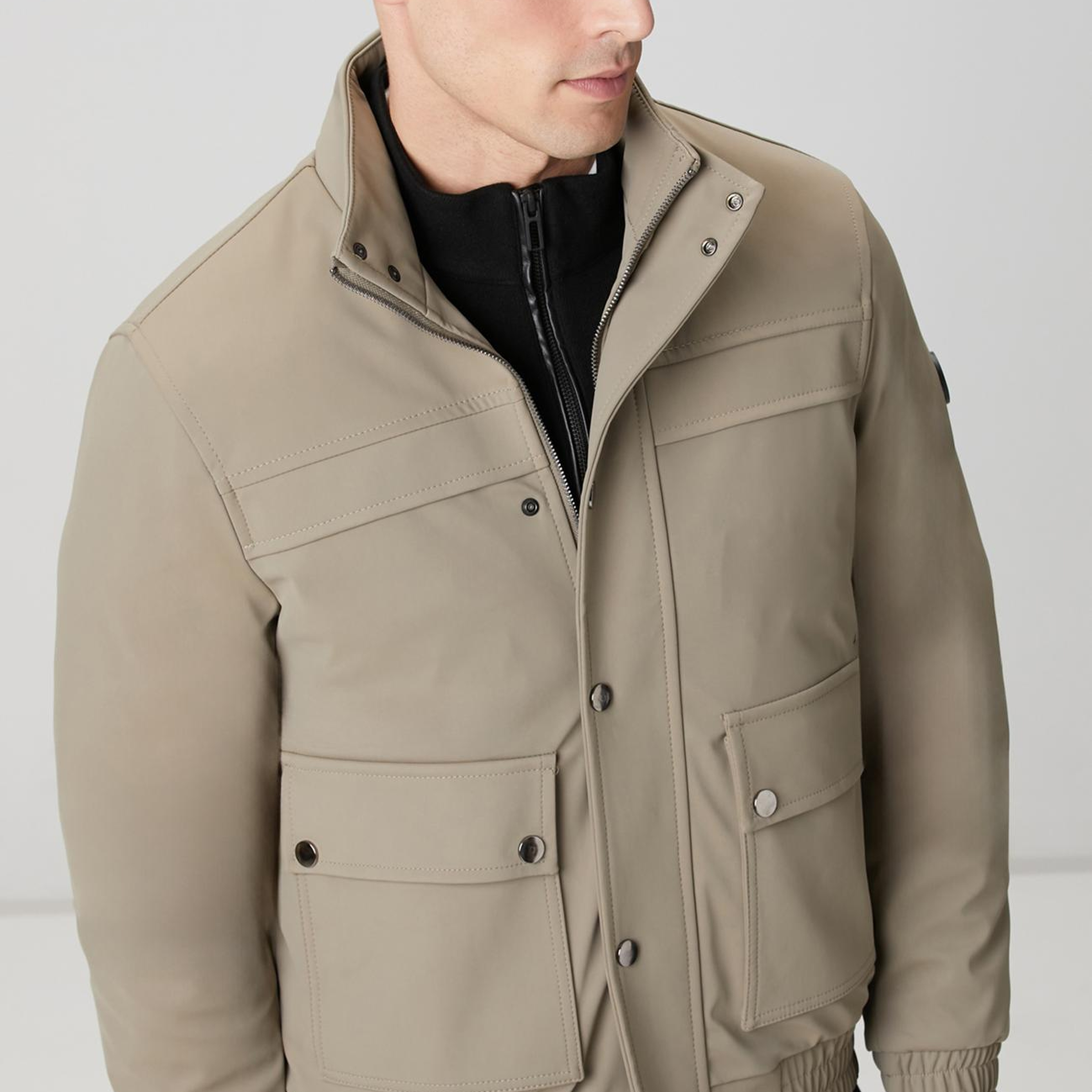 Network Erkek Açık Haki Bomber Mont