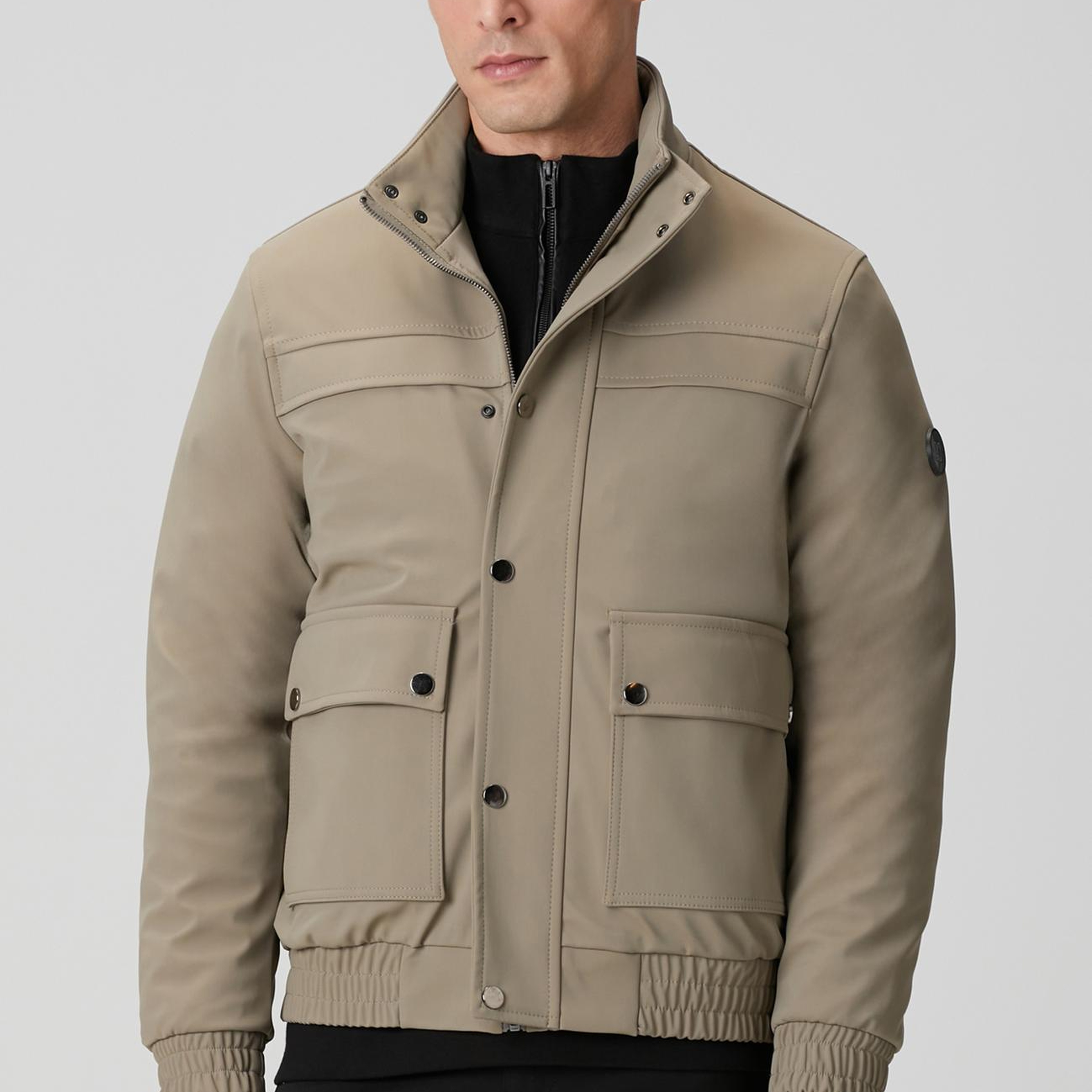 Network Erkek Açık Haki Bomber Mont