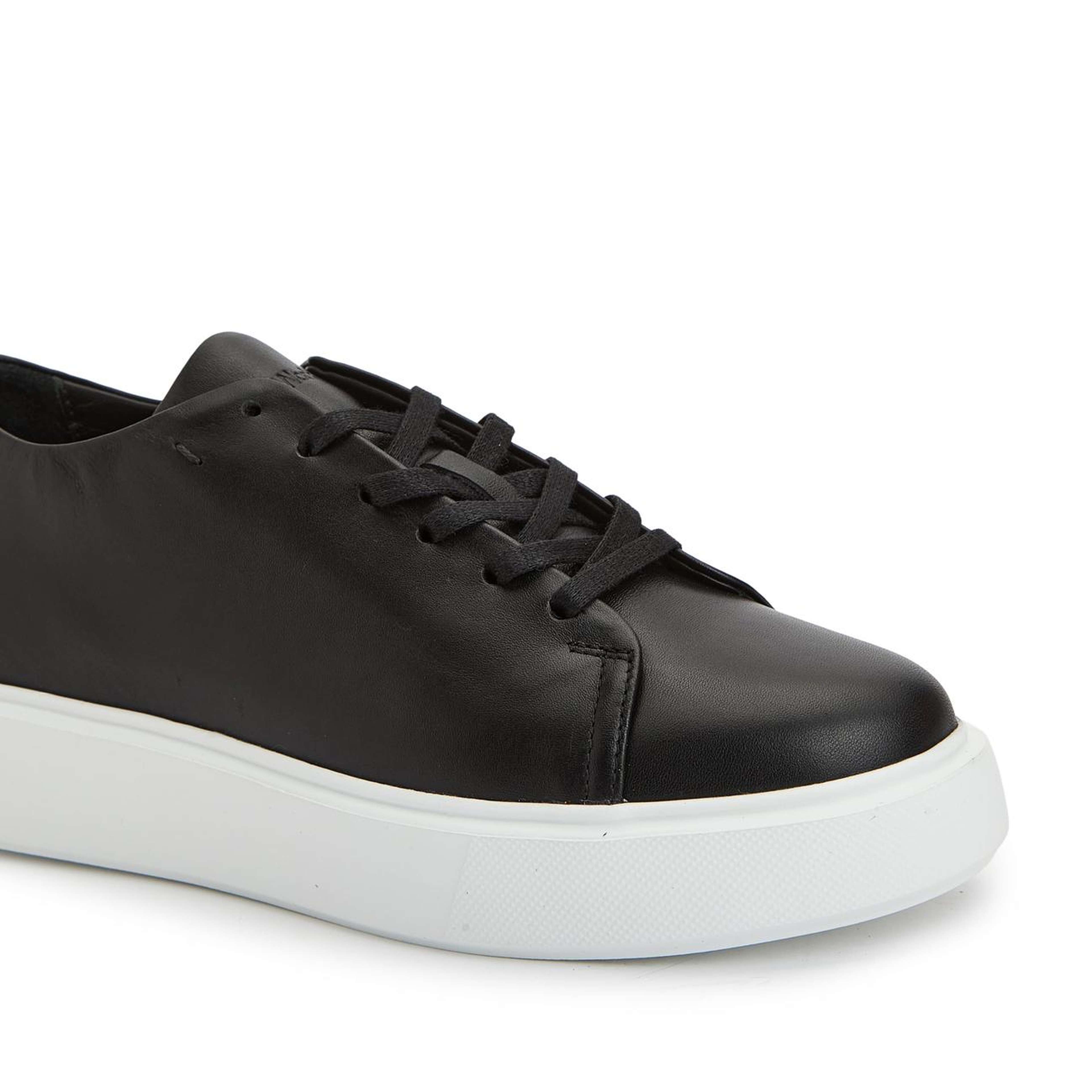 Network Kadın Siyah Deri Bağcıklı Sneaker