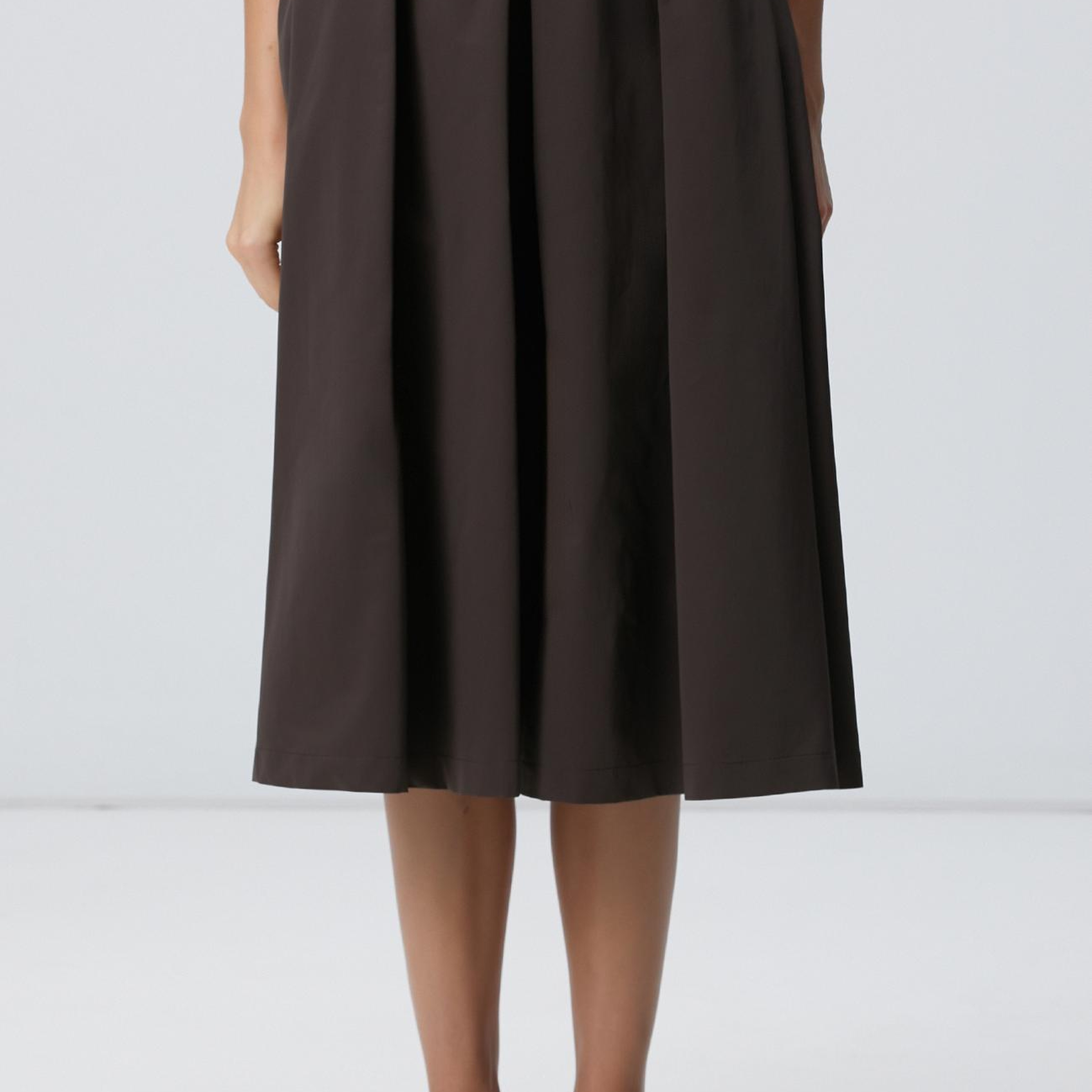 Network Kadın Haki Pileli Etek