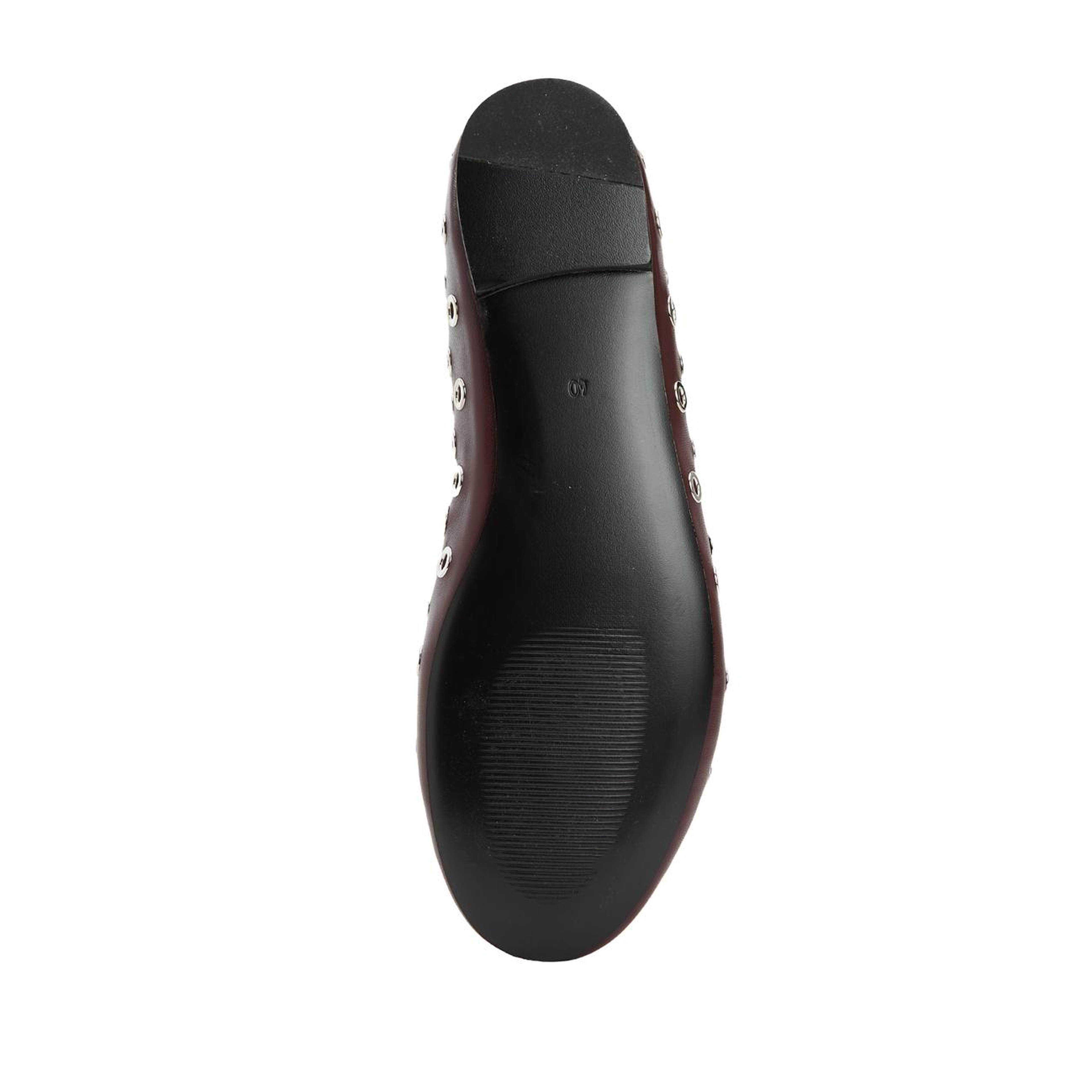 Network Kadın Bordo Deri Babet