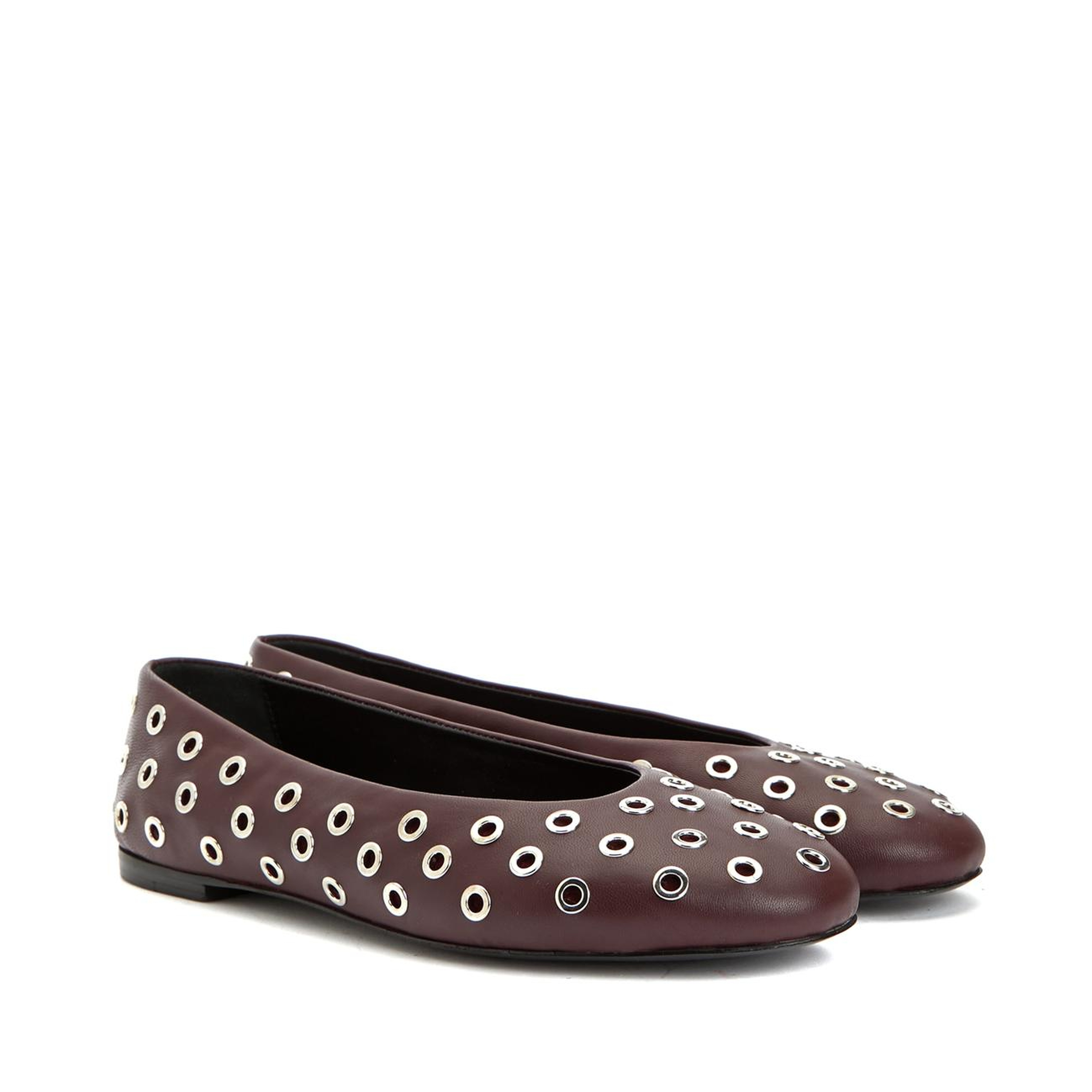 Network Kadın Bordo Deri Babet