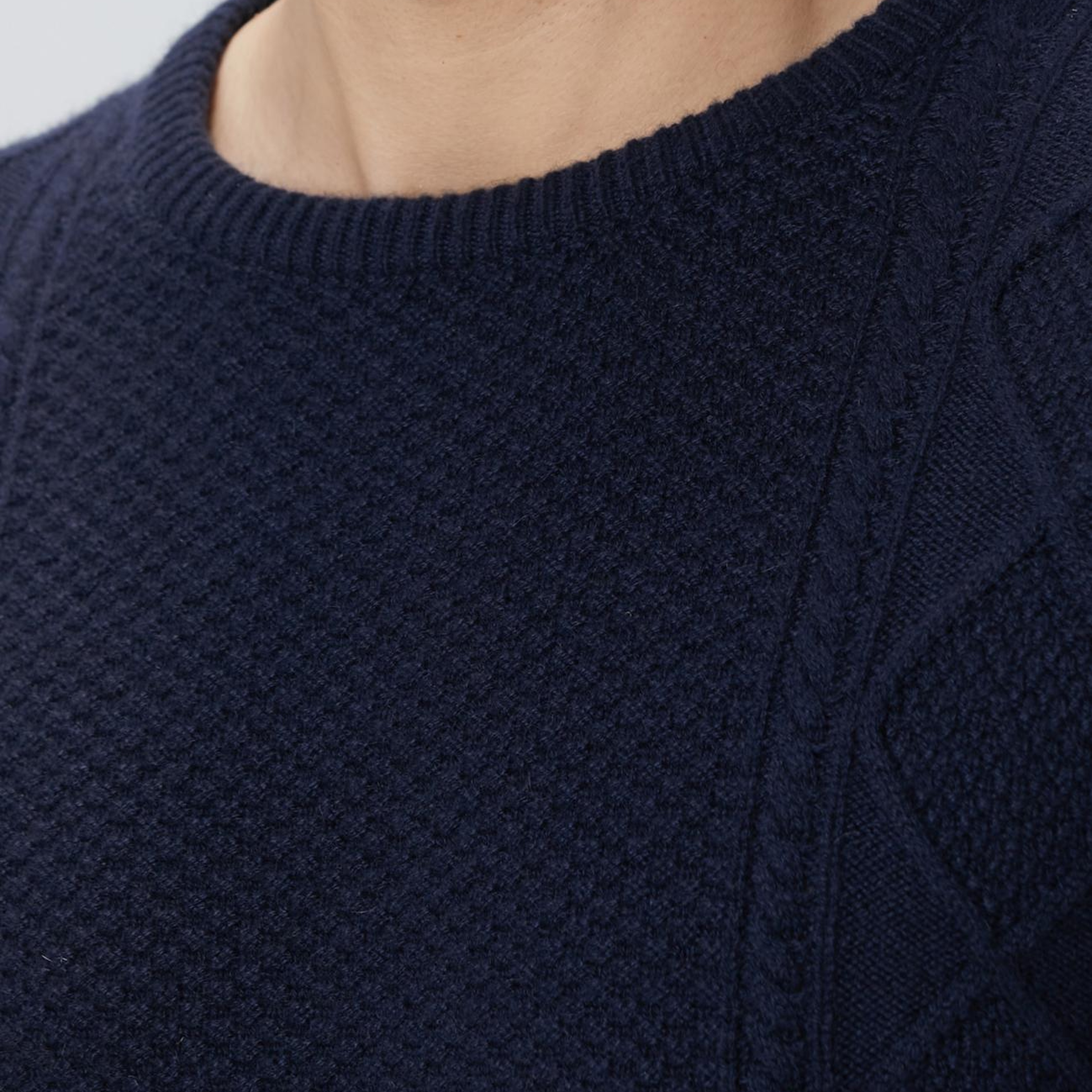 Network Erkek Limited Lacivert Kaşmir Jakarlı Kazak