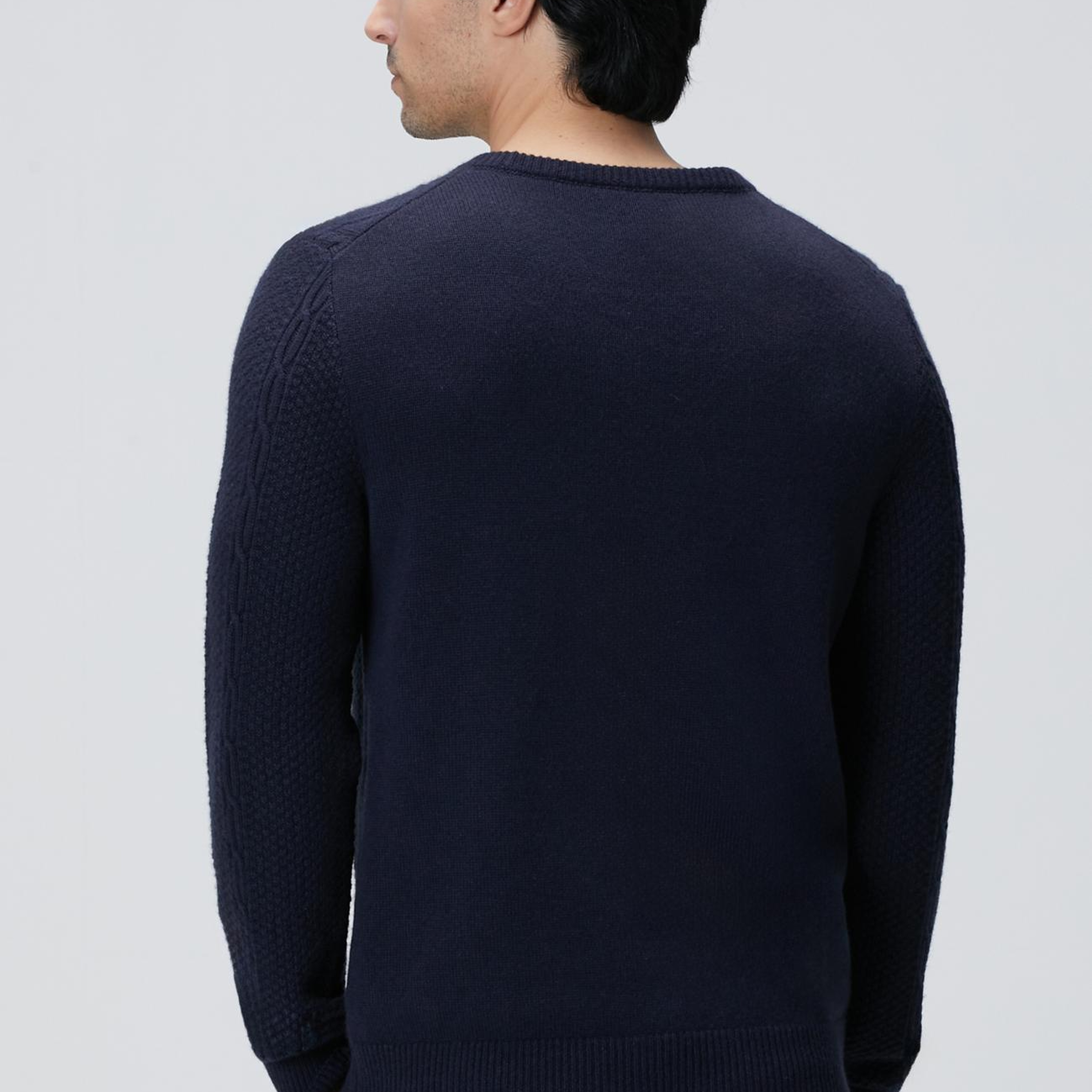 Network Erkek Limited Lacivert Kaşmir Jakarlı Kazak