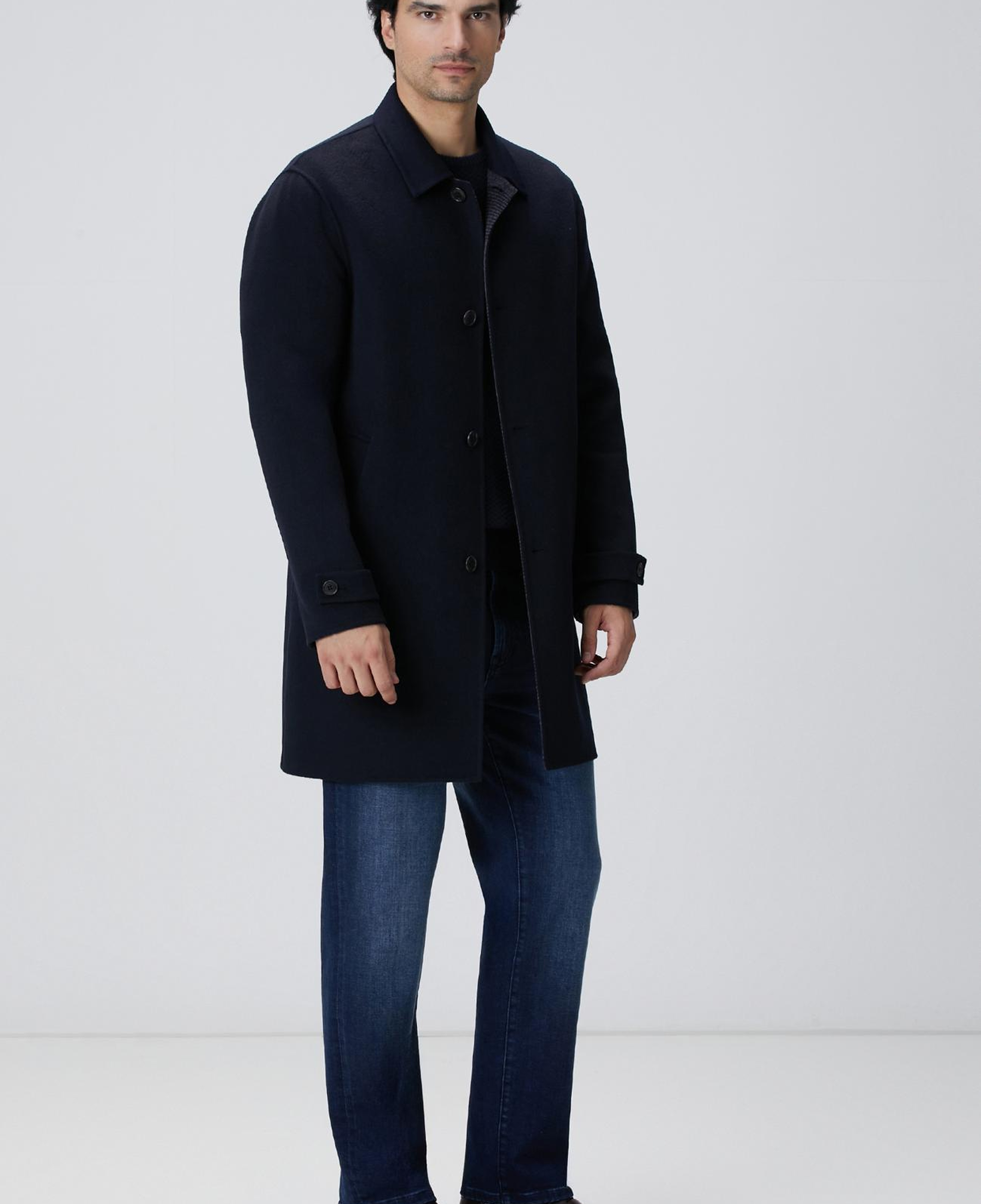 Network Erkek Limited Lacivert Kaşmir Jakarlı Kazak