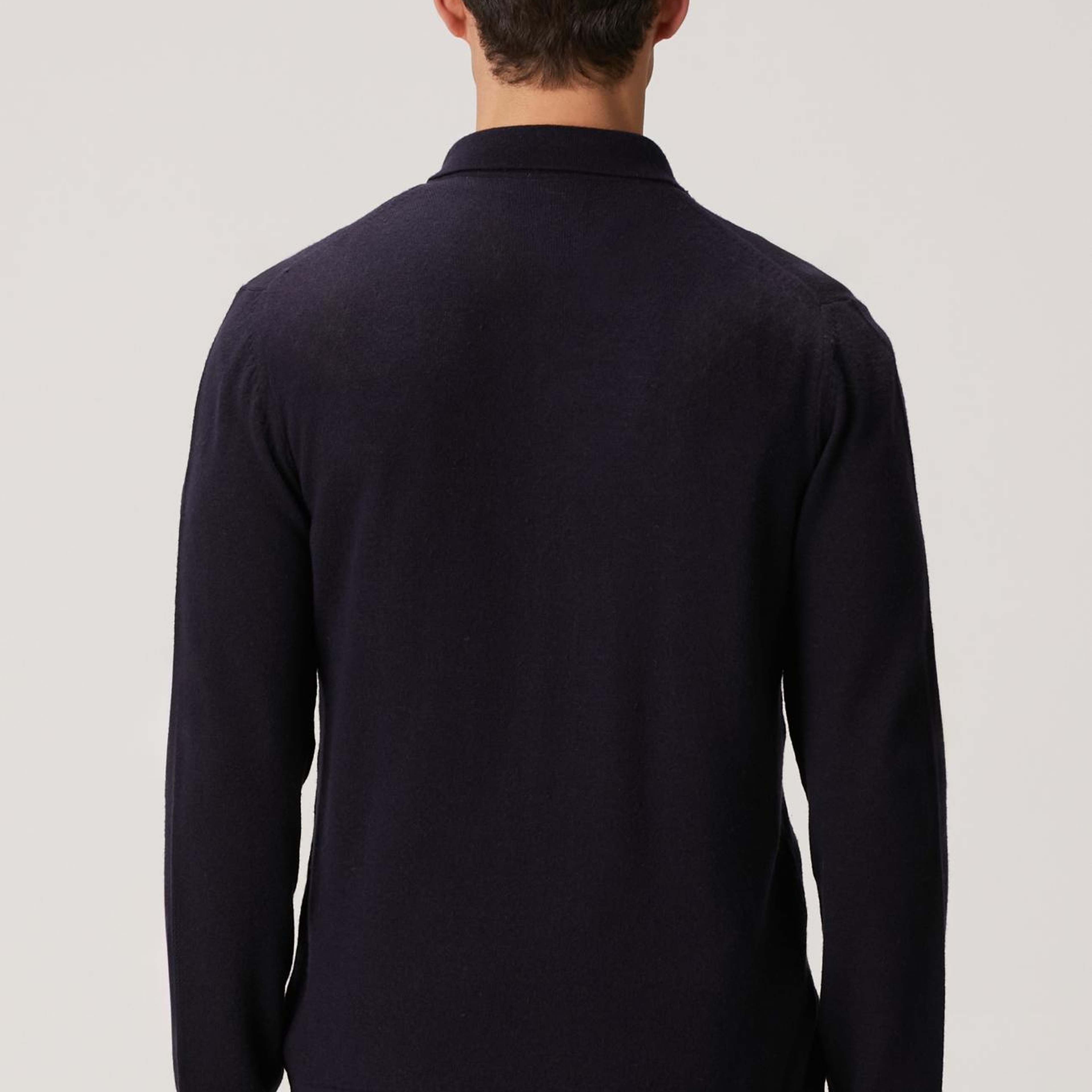 Network Erkek Lacivert Yün Karışımlı Triko Gömlek