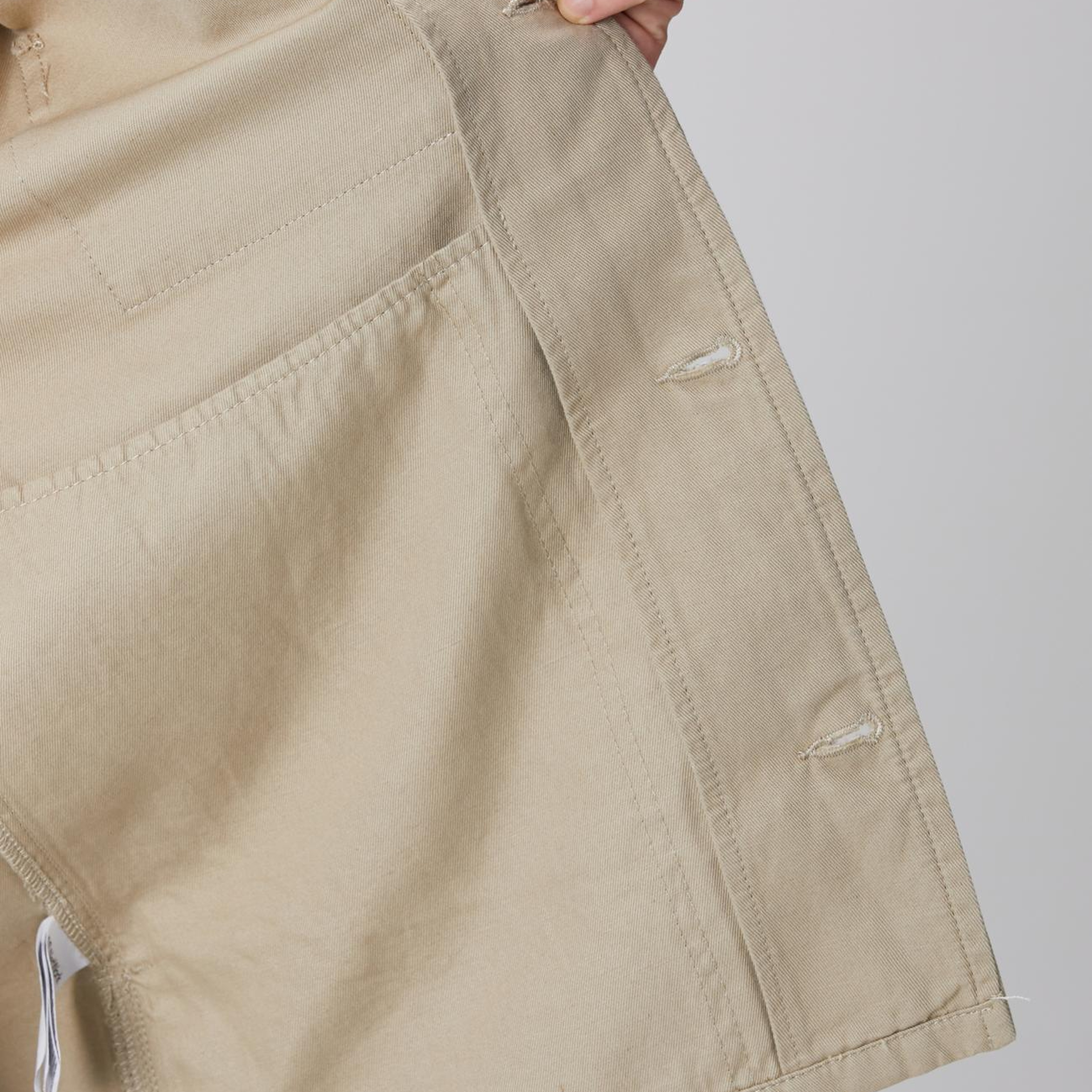 Network Erkek Bej Keten Karışımlı Dış Gömlek