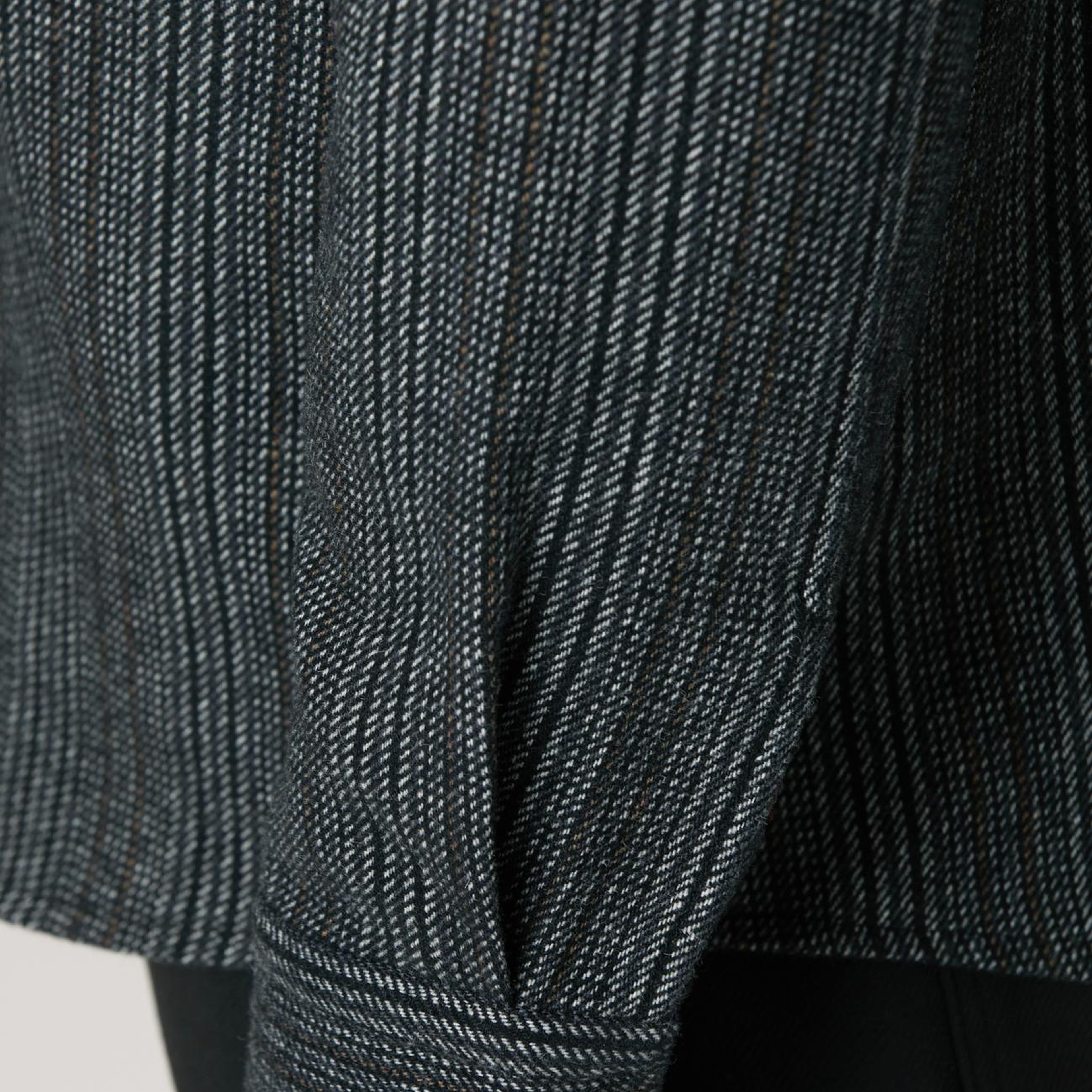 Network Erkek Antrasit Yün Karışımlı Çizgili Dış Gömlek