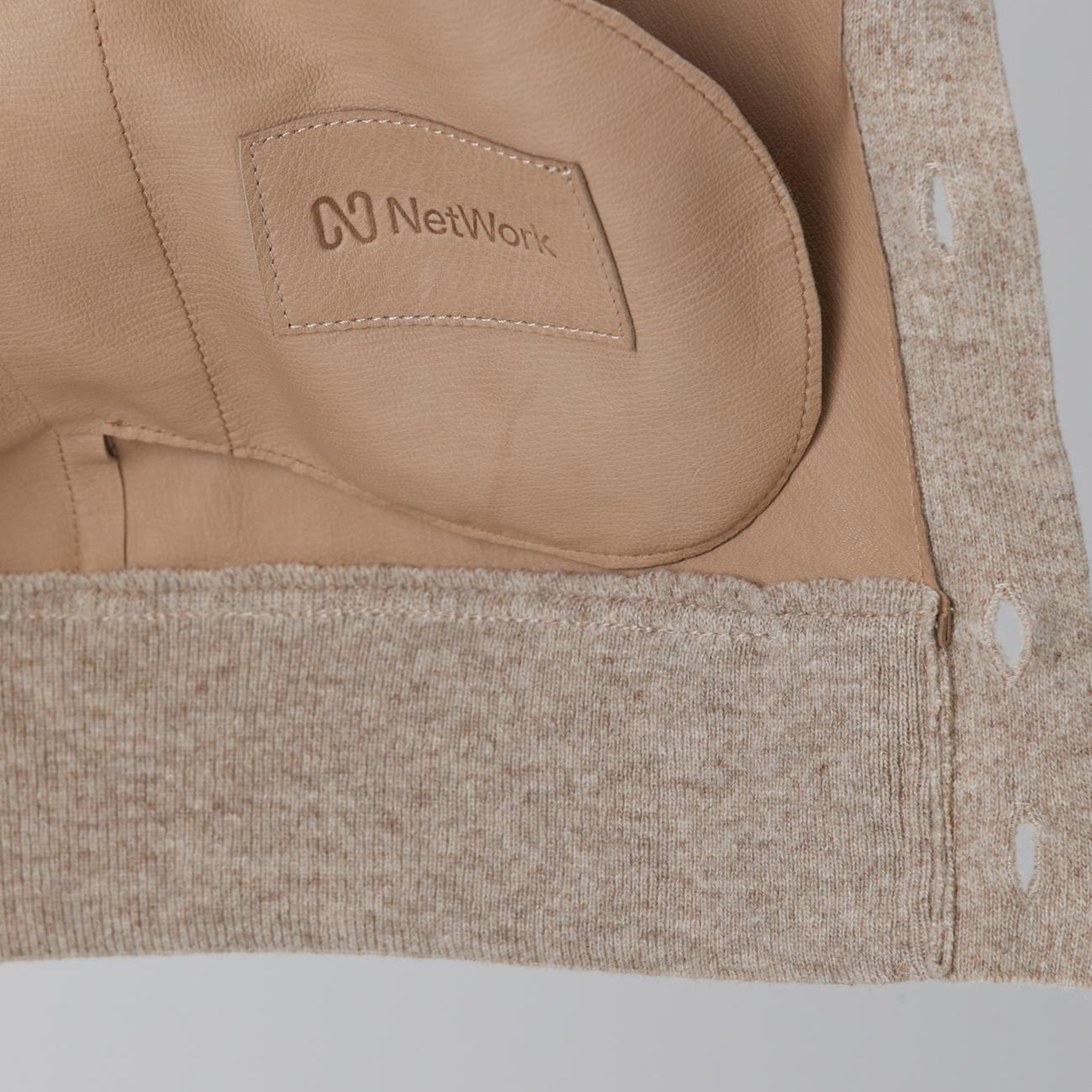 Network Erkek Limited Düğmeli V Yaka Deri Hırka