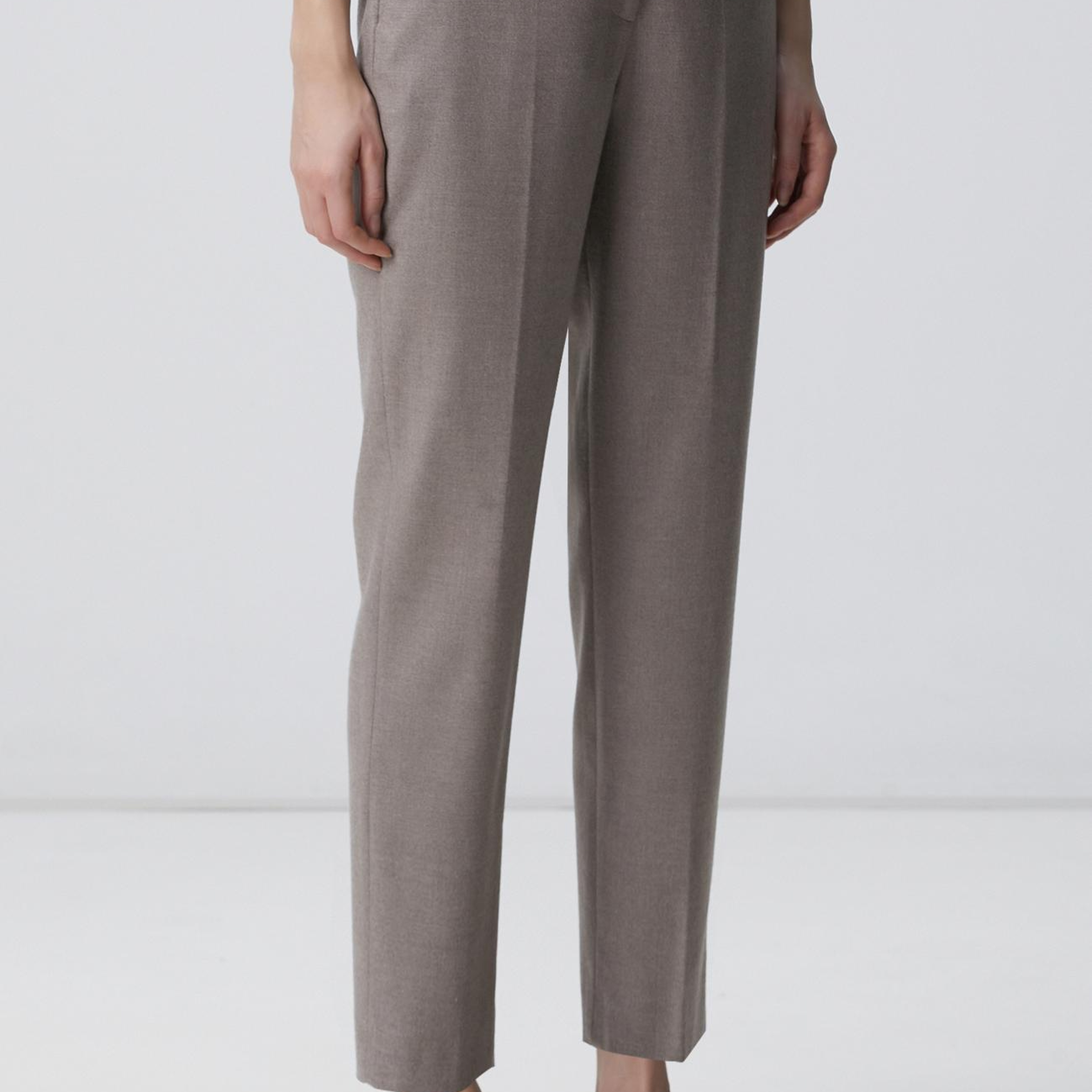 Network Kadın Limited Vizon Yün Karışımlı Pantolon