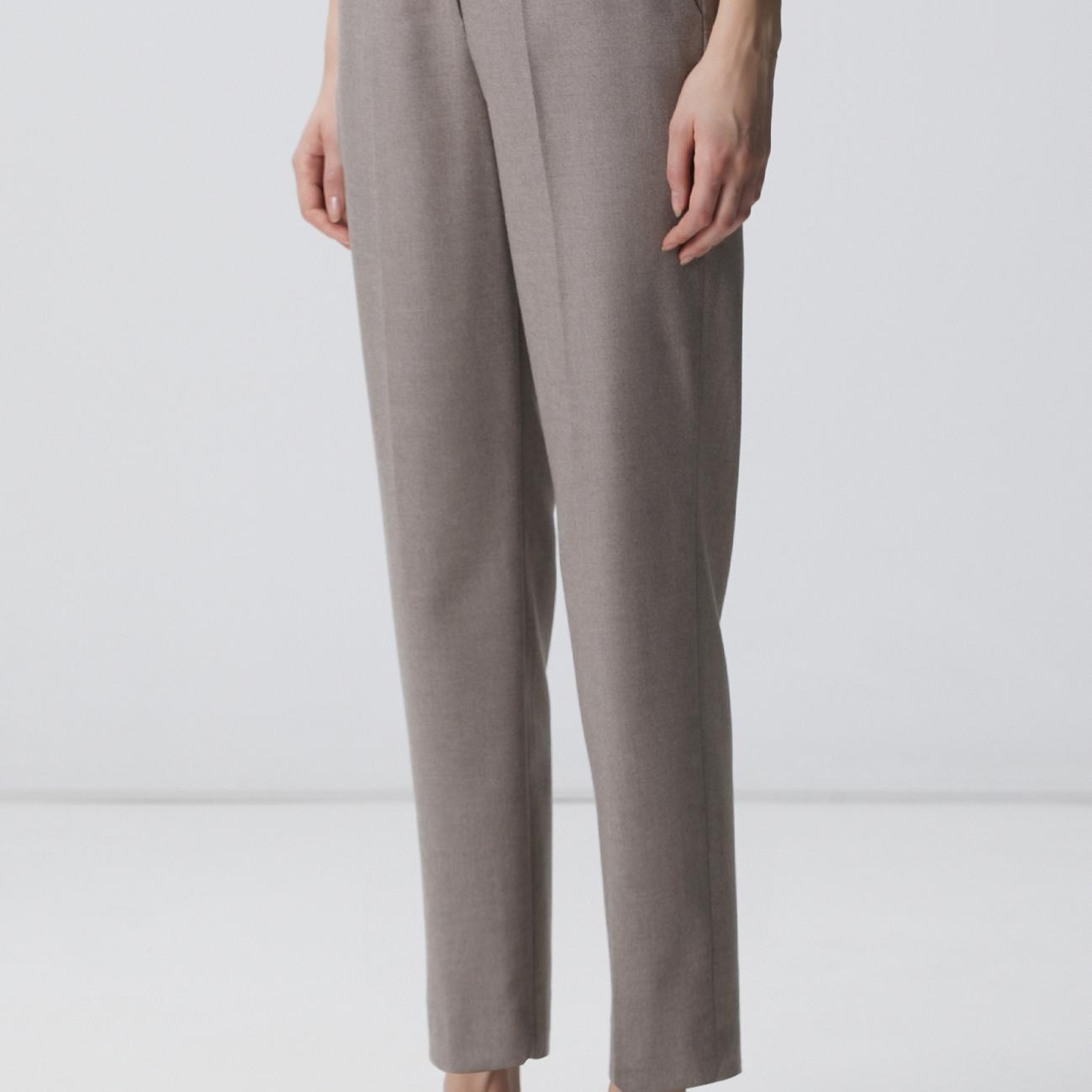 Network Kadın Limited Vizon Yün Karışımlı Pantolon