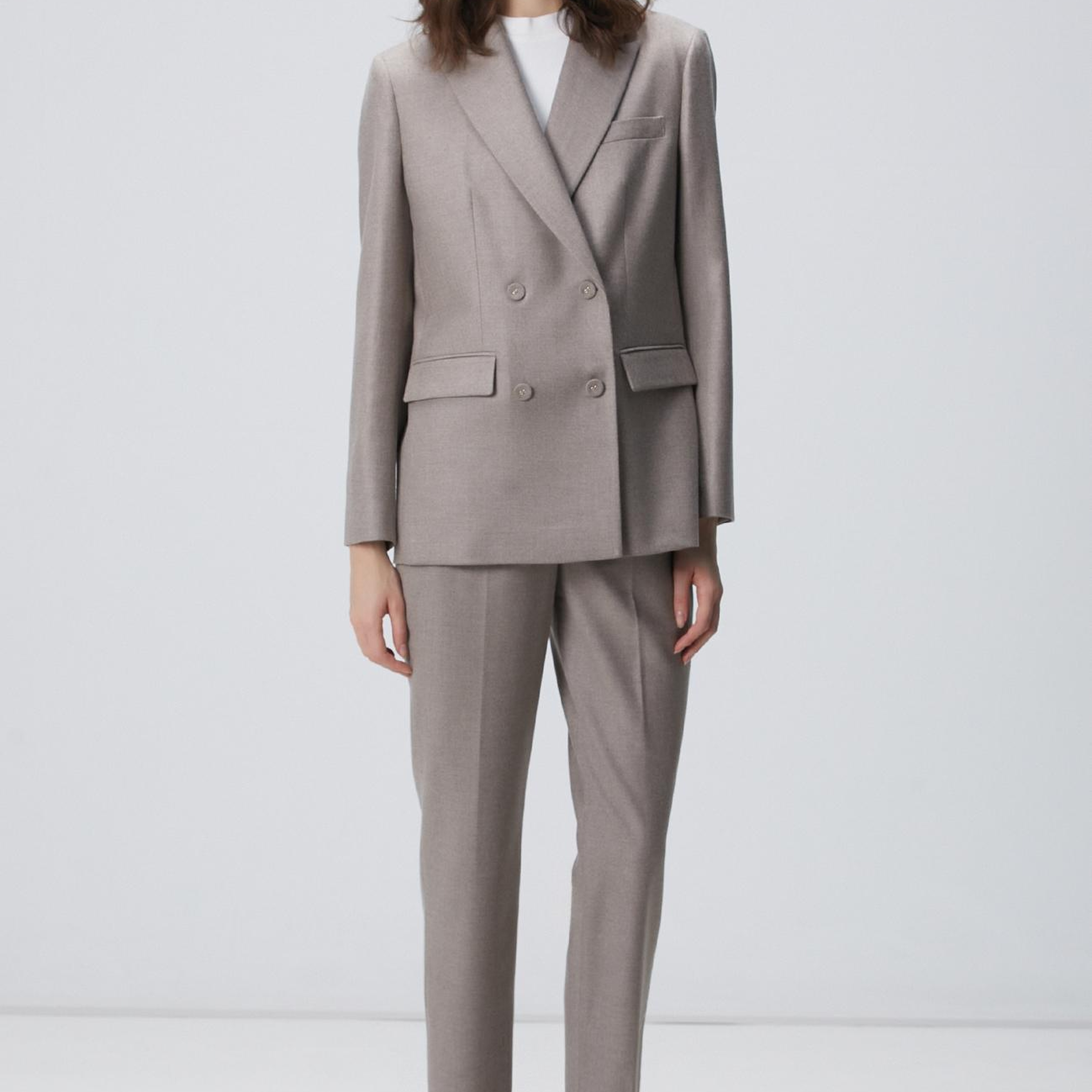 Network Kadın Limited Loro Piana Vizon Kaşmir Karışımlı Yün Ceket