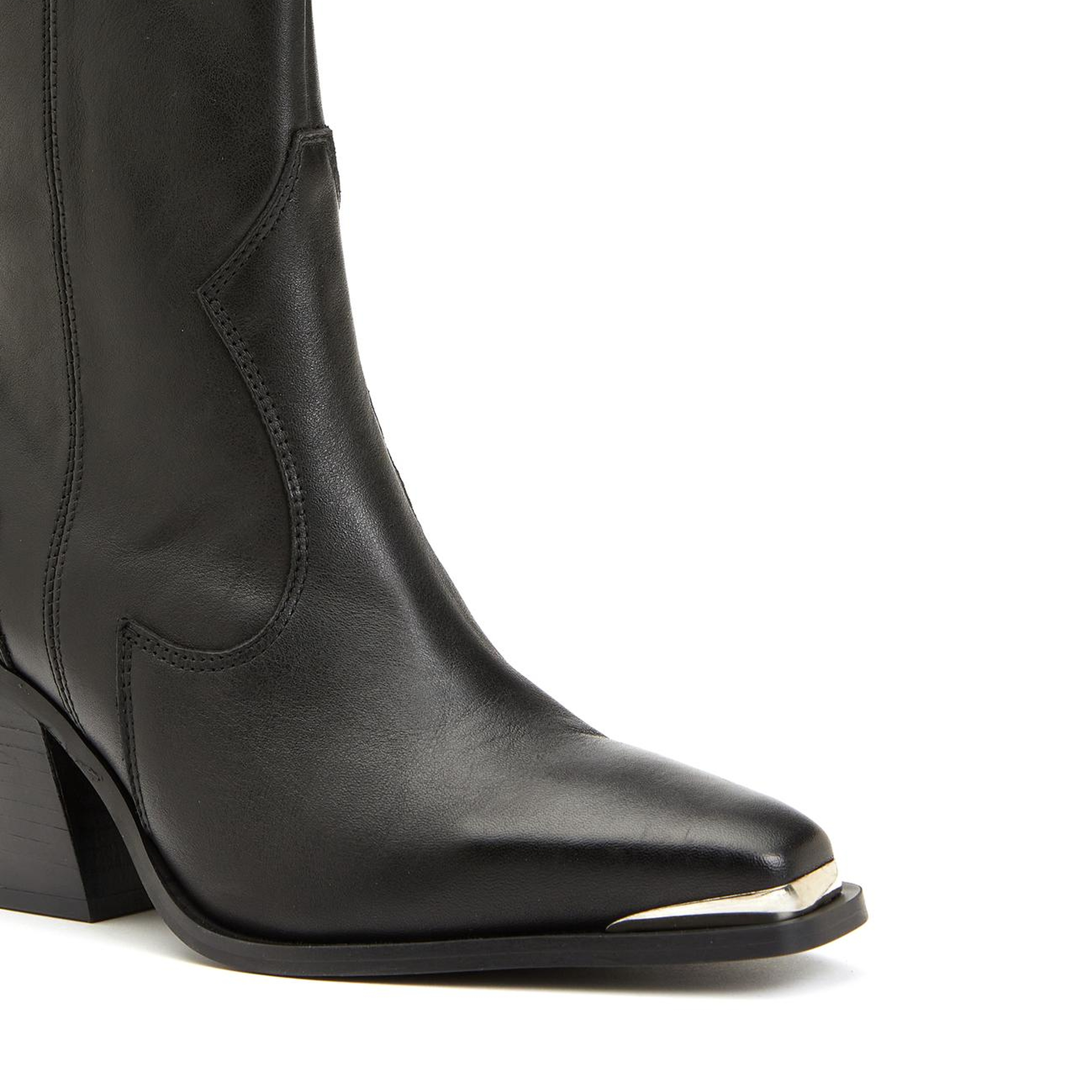 Divarese Kadın Siyah Kovboy Western Bot