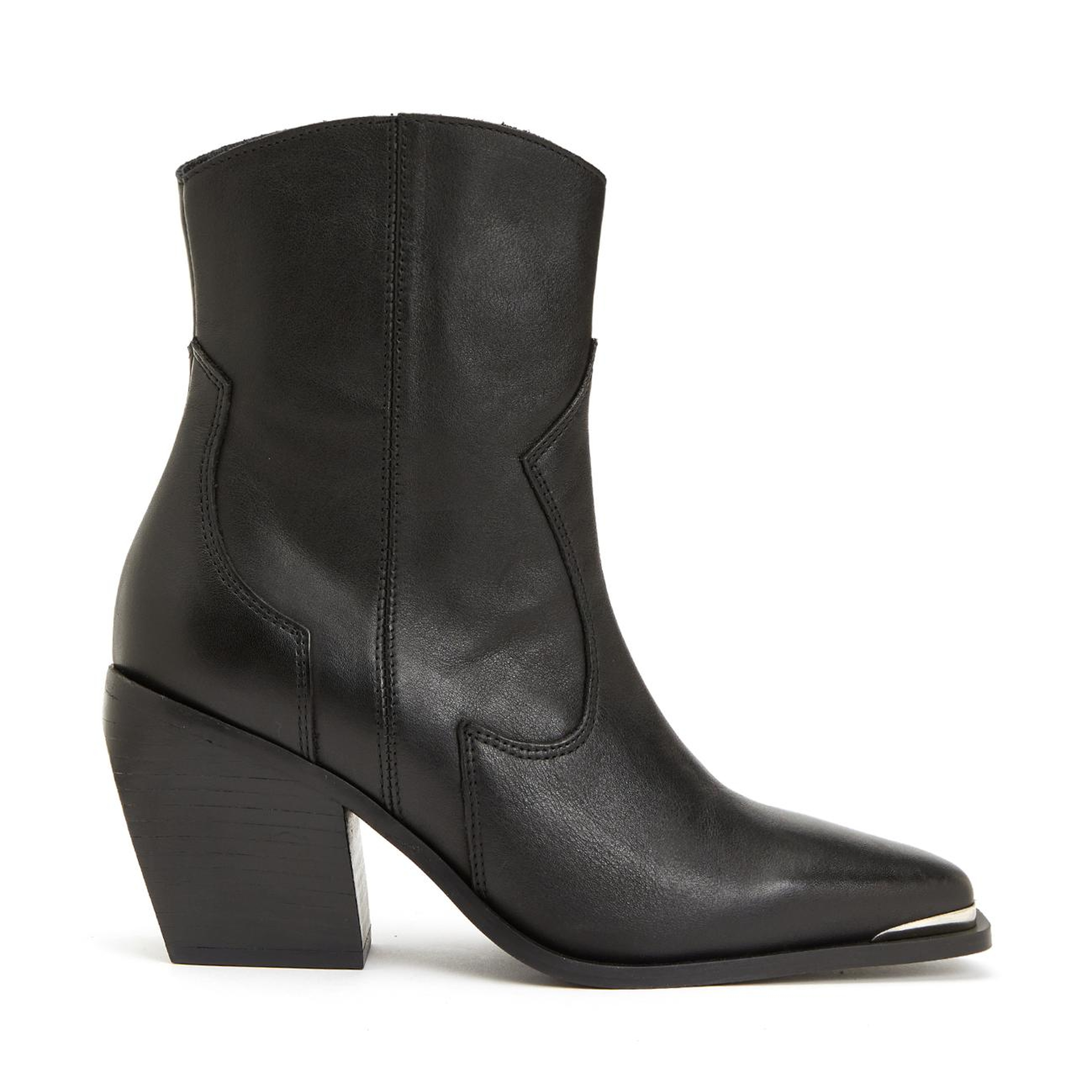 Divarese Kadın Siyah Kovboy Western Bot