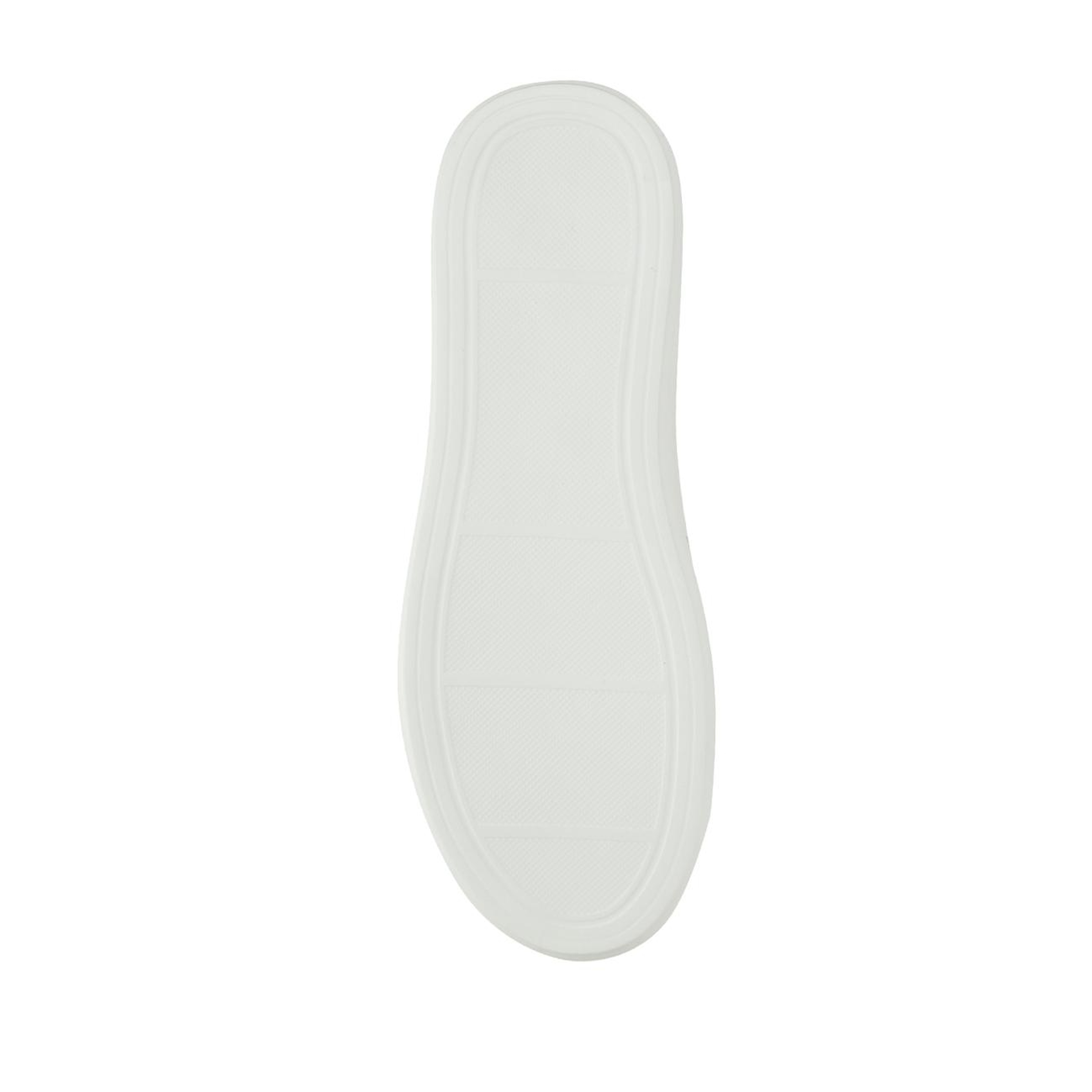 Divarese Kadın Beyaz Dikiş Detaylı Deri Sneaker