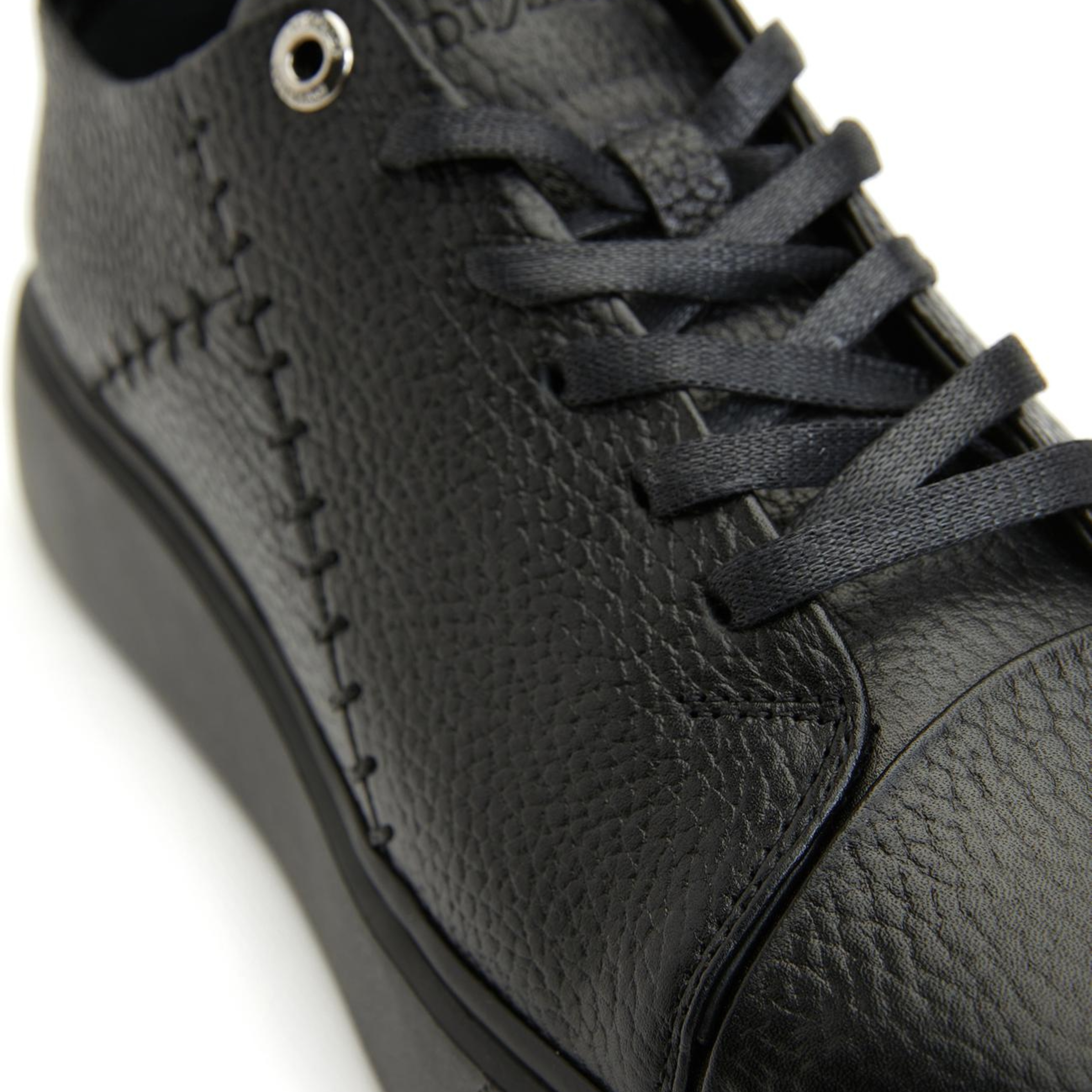 Divarese Kadın Siyah Deri Sneaker