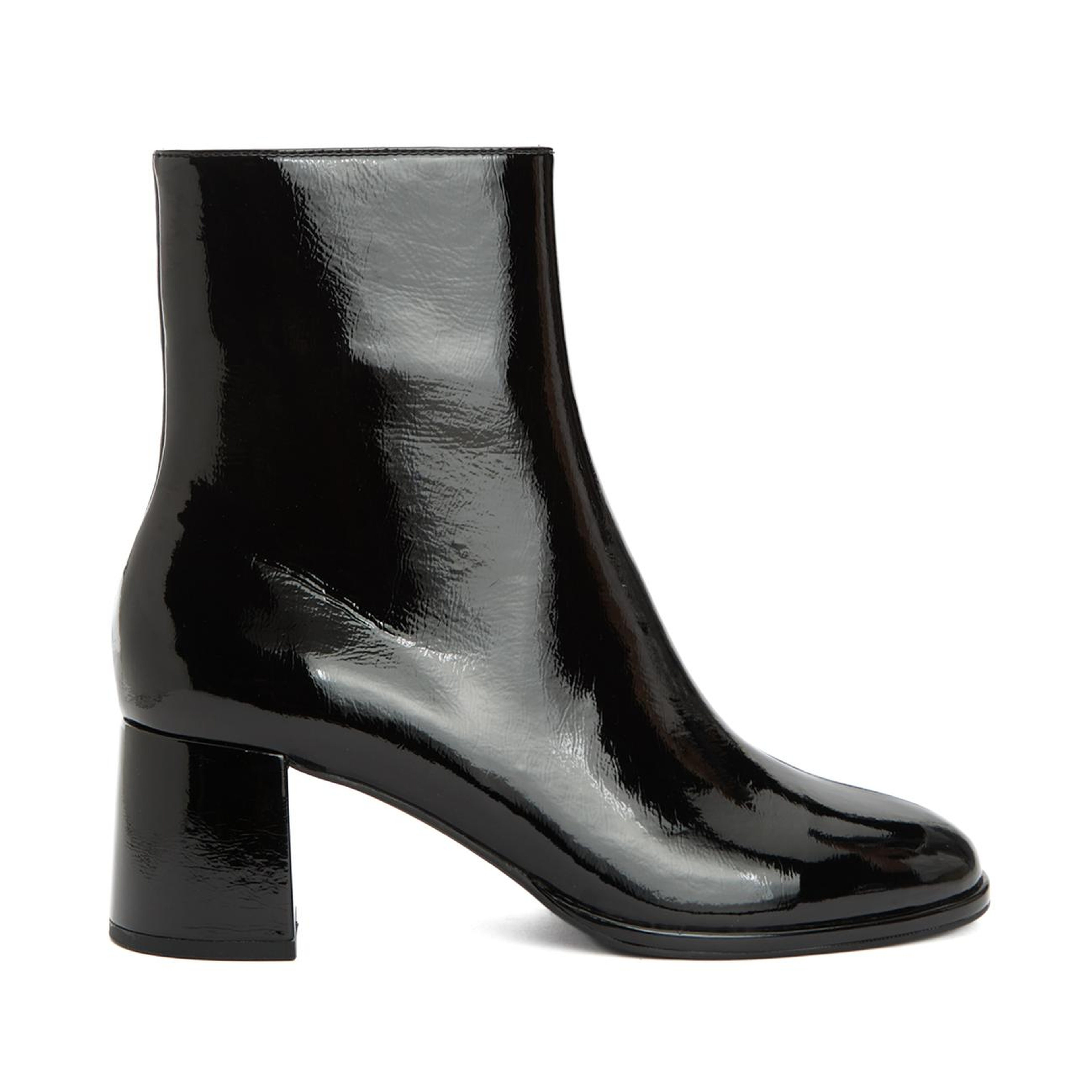 Divarese Kadın Siyah Parlak Bot