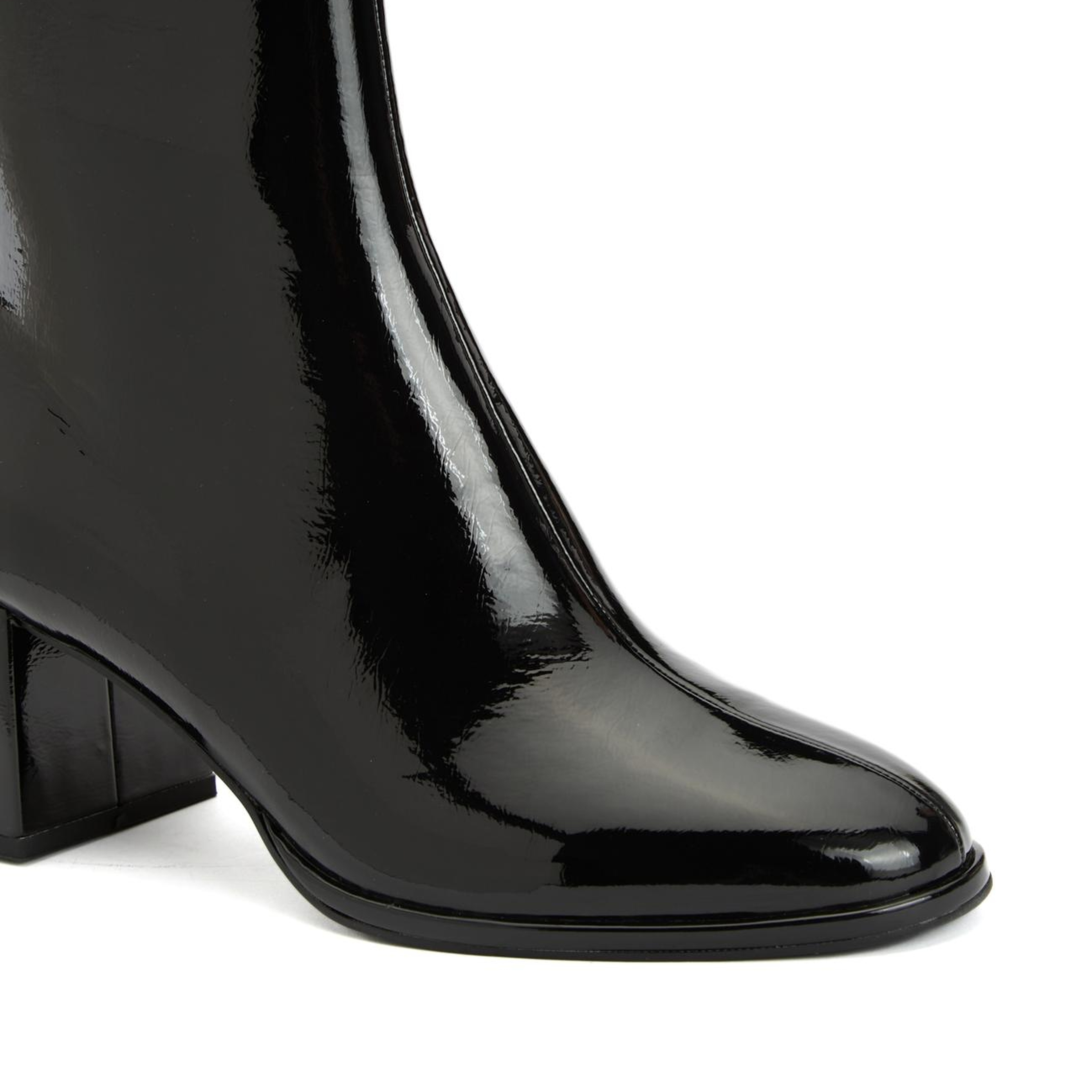 Divarese Kadın Siyah Parlak Bot