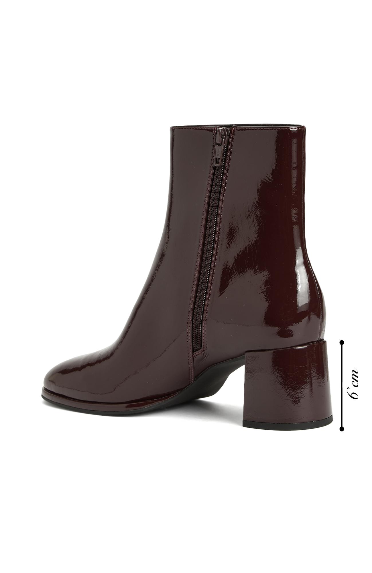Divarese Kadın Bordo Parlak Bot