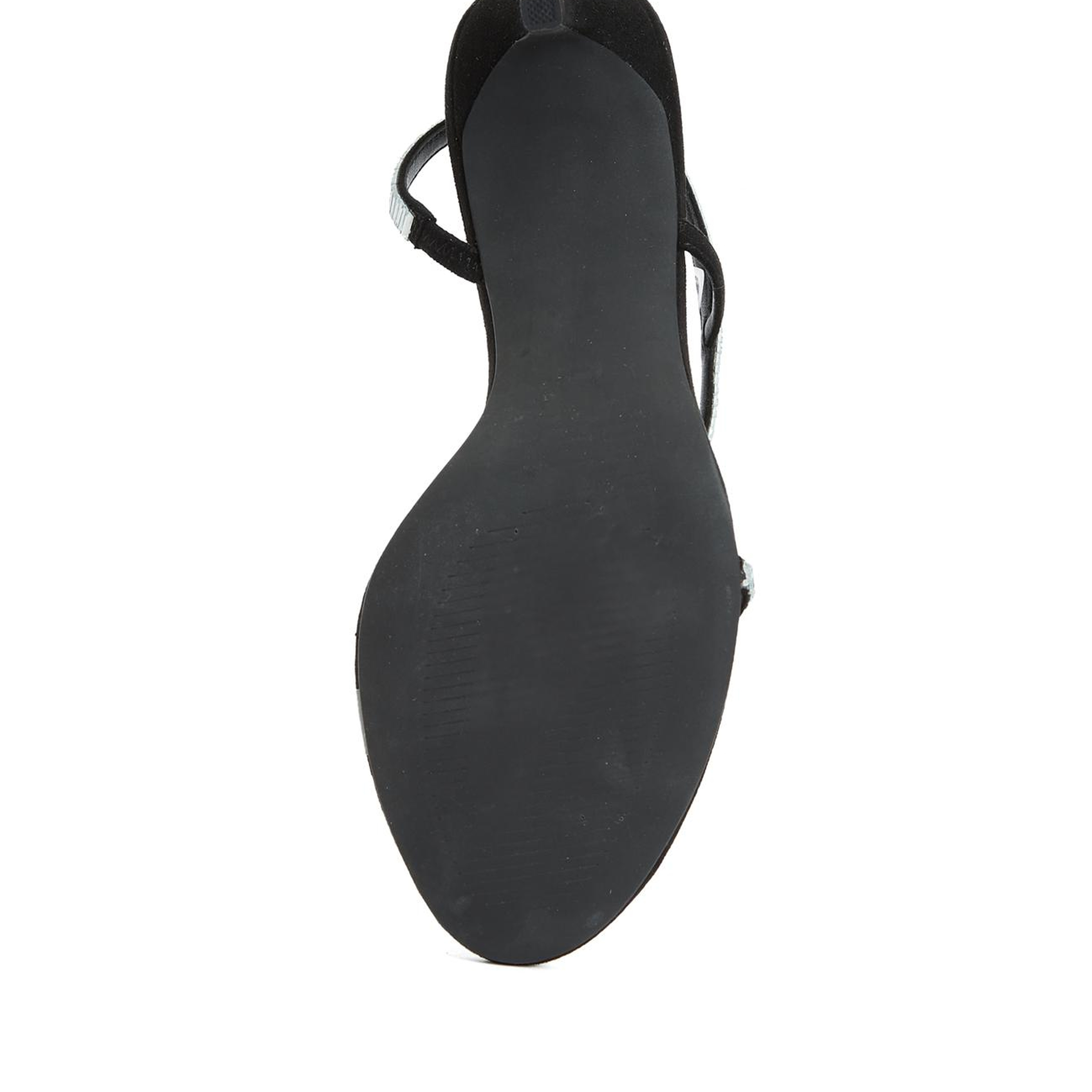 Divarese Kadın Siyah Taşlı Topuklu Sandalet