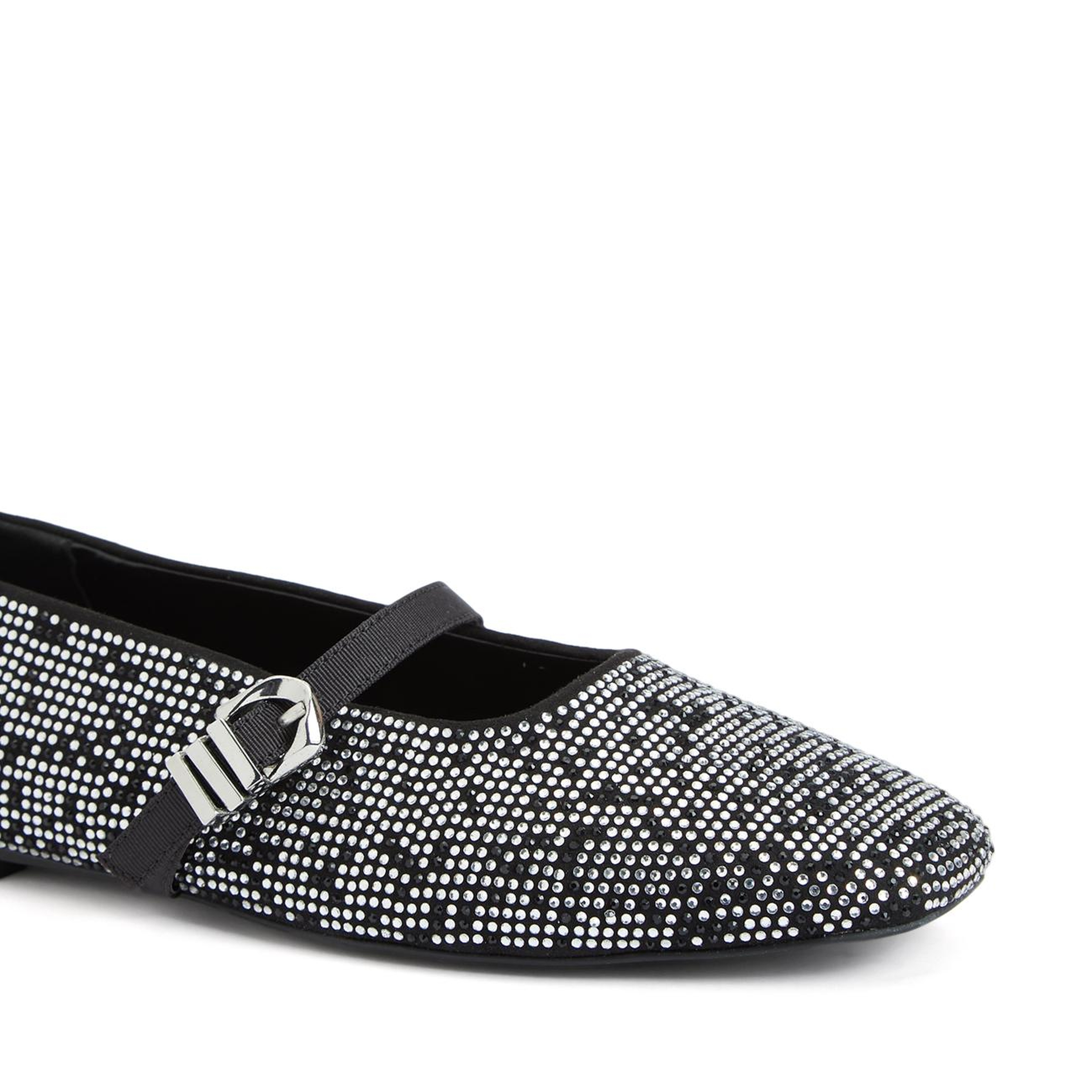 Divarese Kadın Silver Taşlı Mary Jane Babet