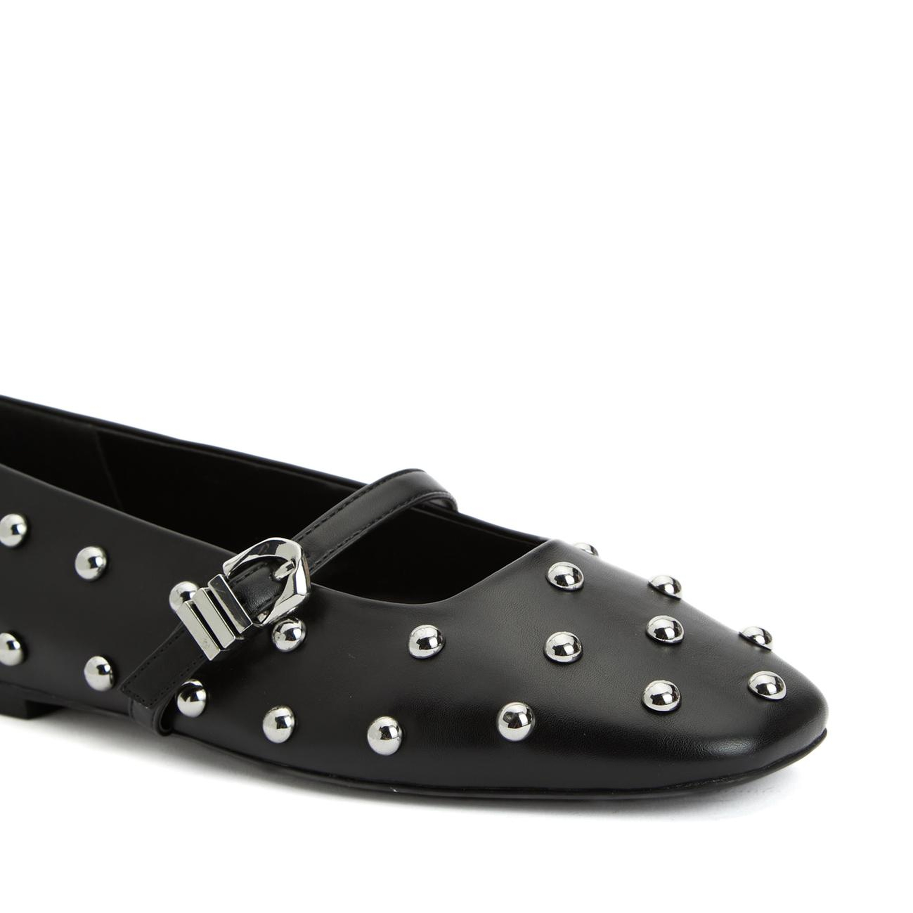 Divarese Kadın Siyah Taşlı Mary Jane Babet