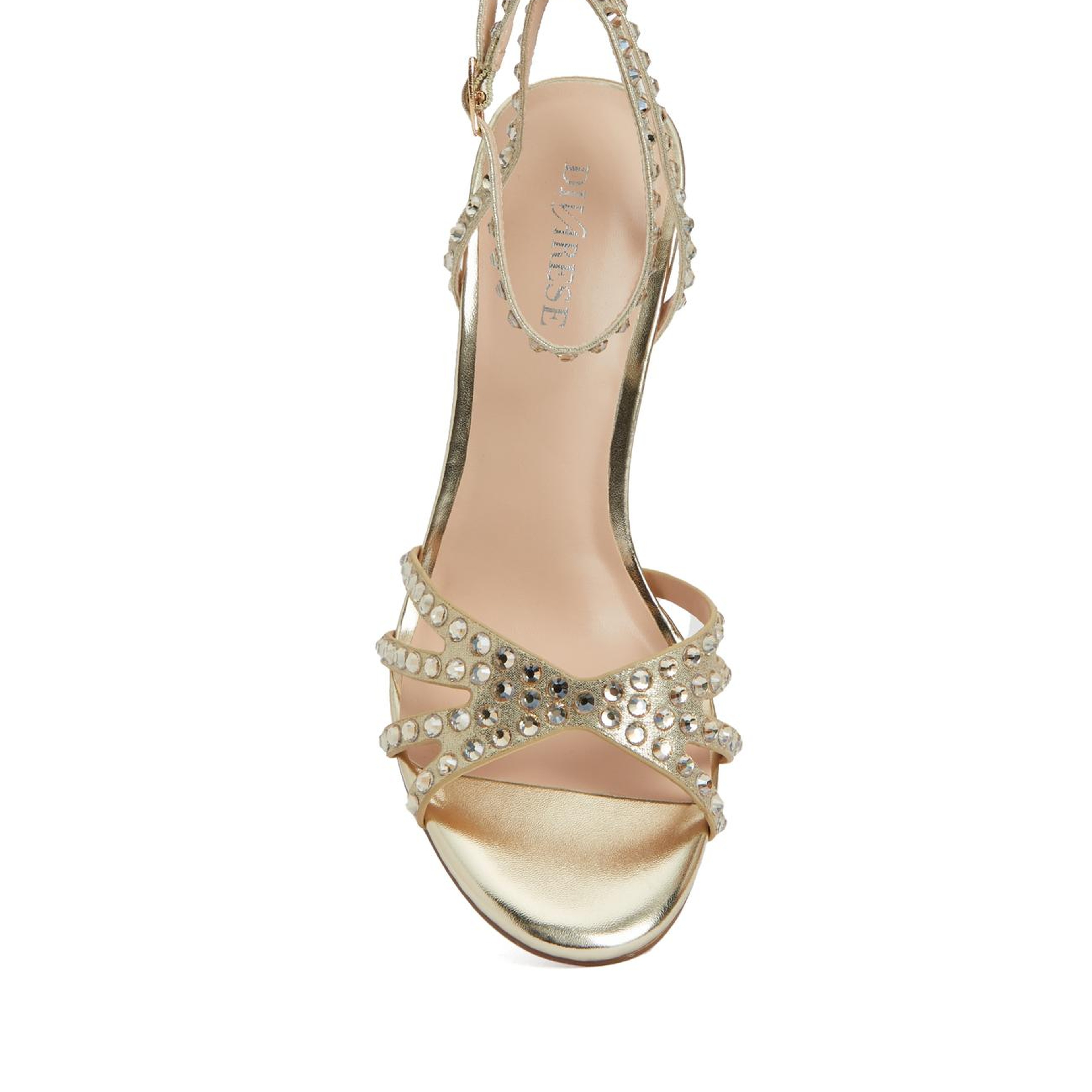 Divarese Kadın Gold Bantlı Topuklu Sandalet