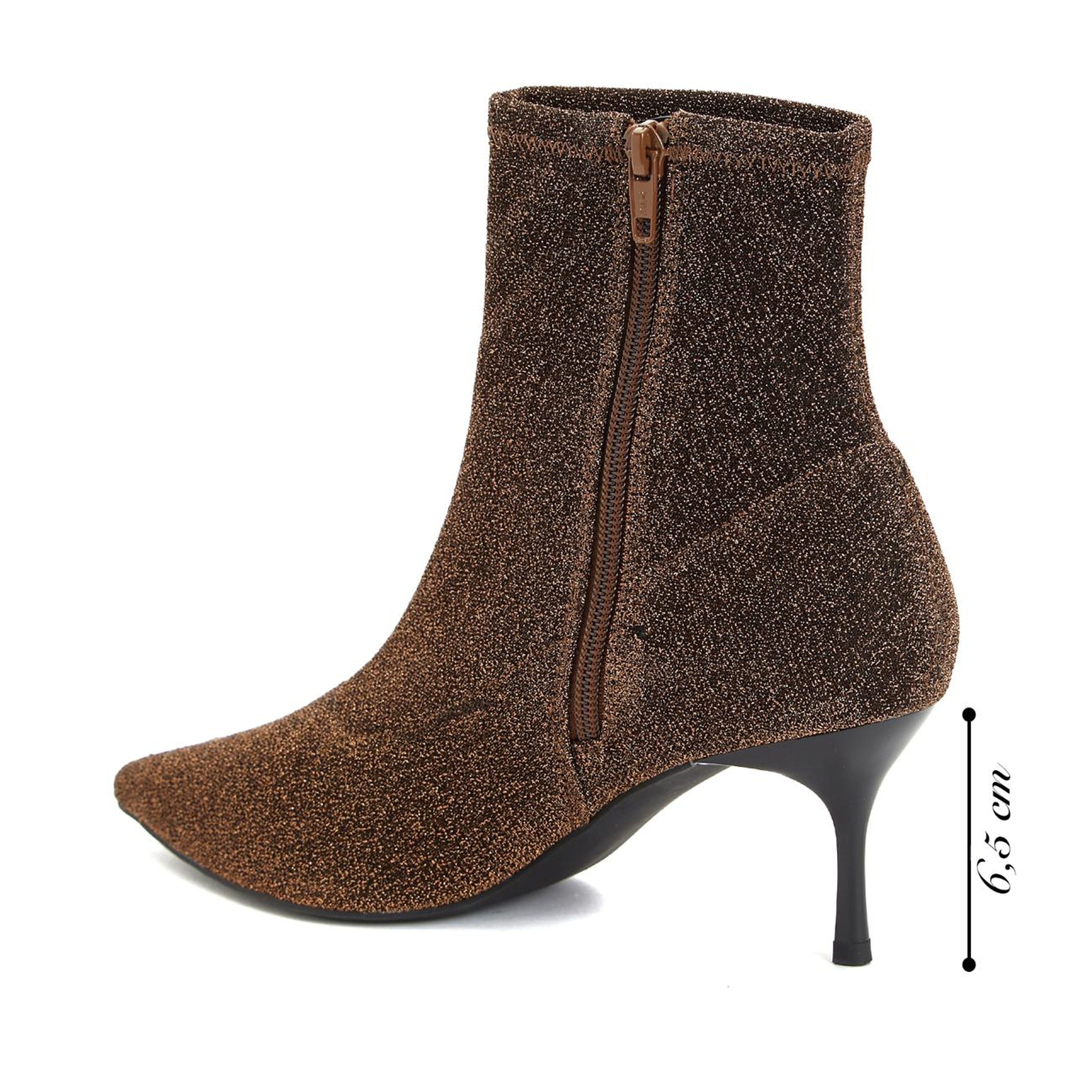 Divarese Kadın Bronz Desenli Bot