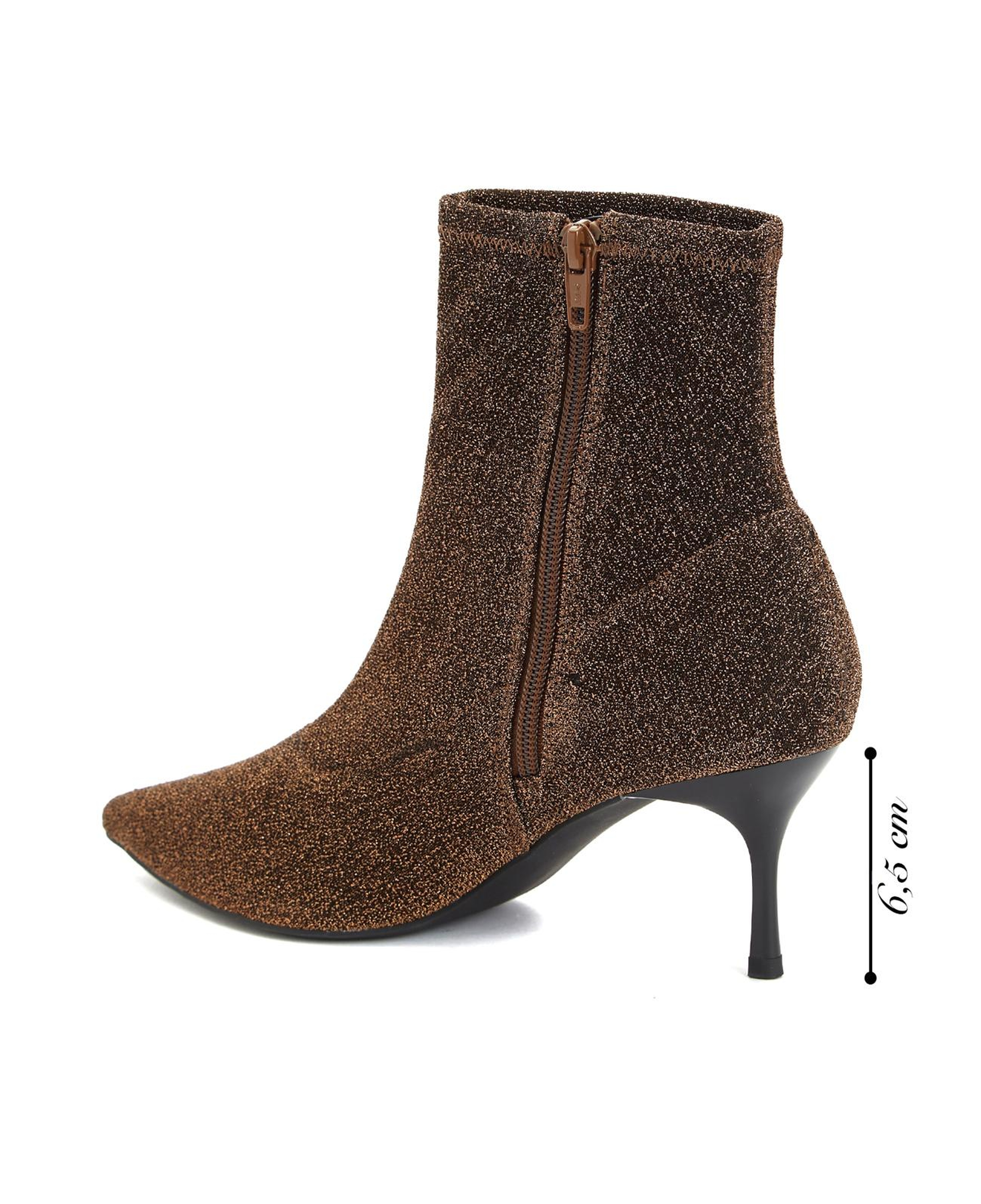 Divarese Kadın Bronz Desenli Bot