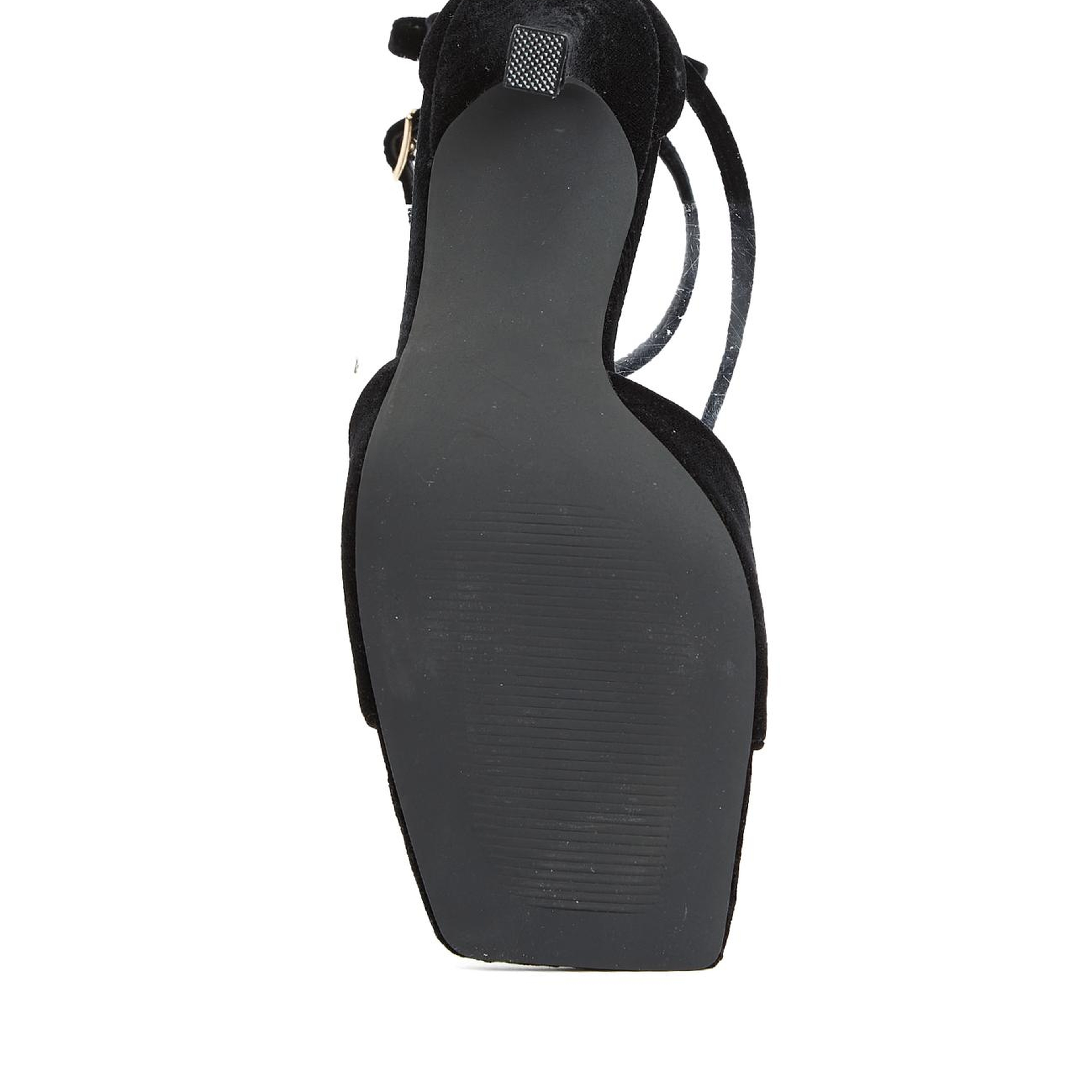 Divarese Kadın Siyah Bantlı Topuklu Sandalet