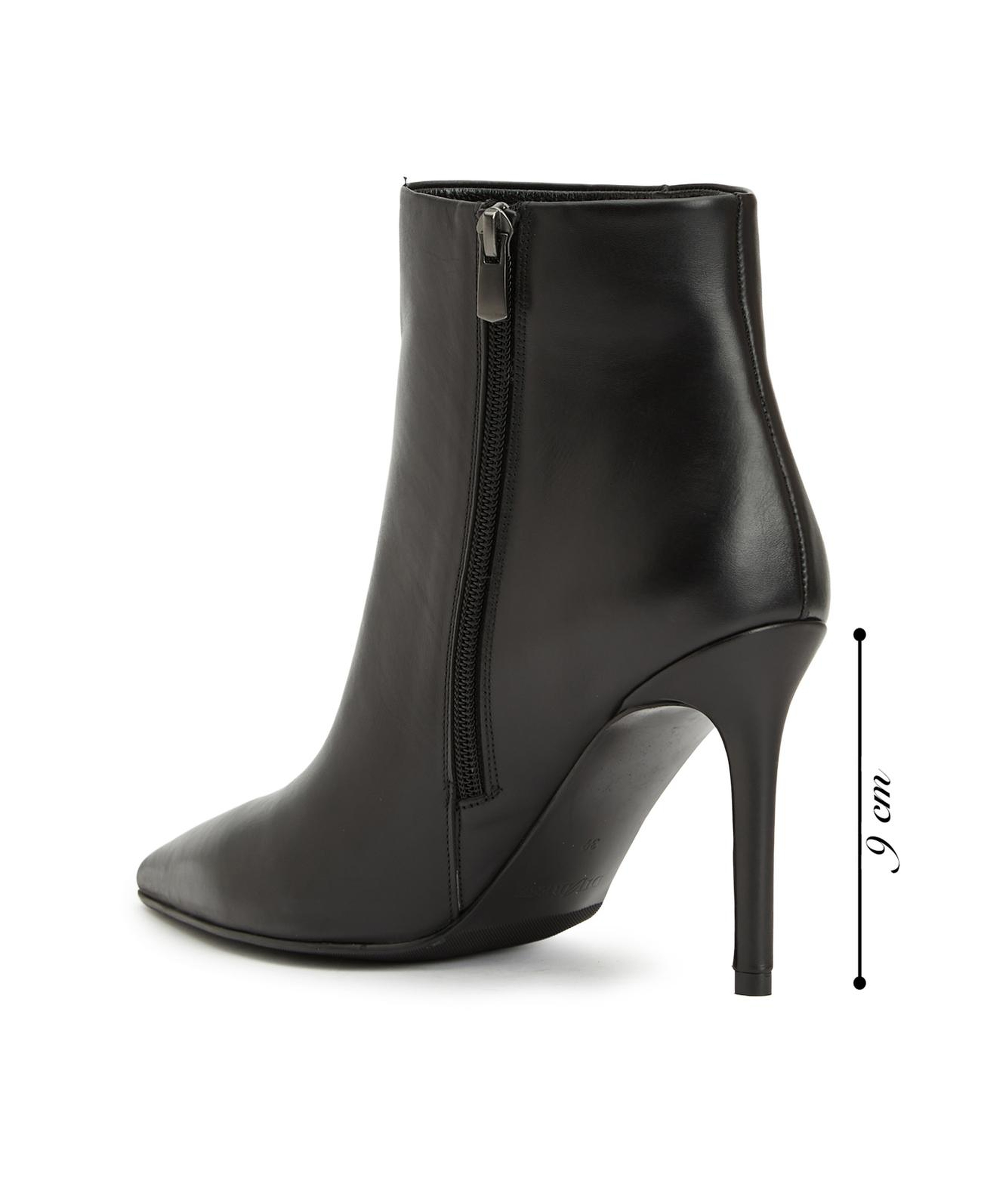 Divarese Kadın Siyah Deri Bot