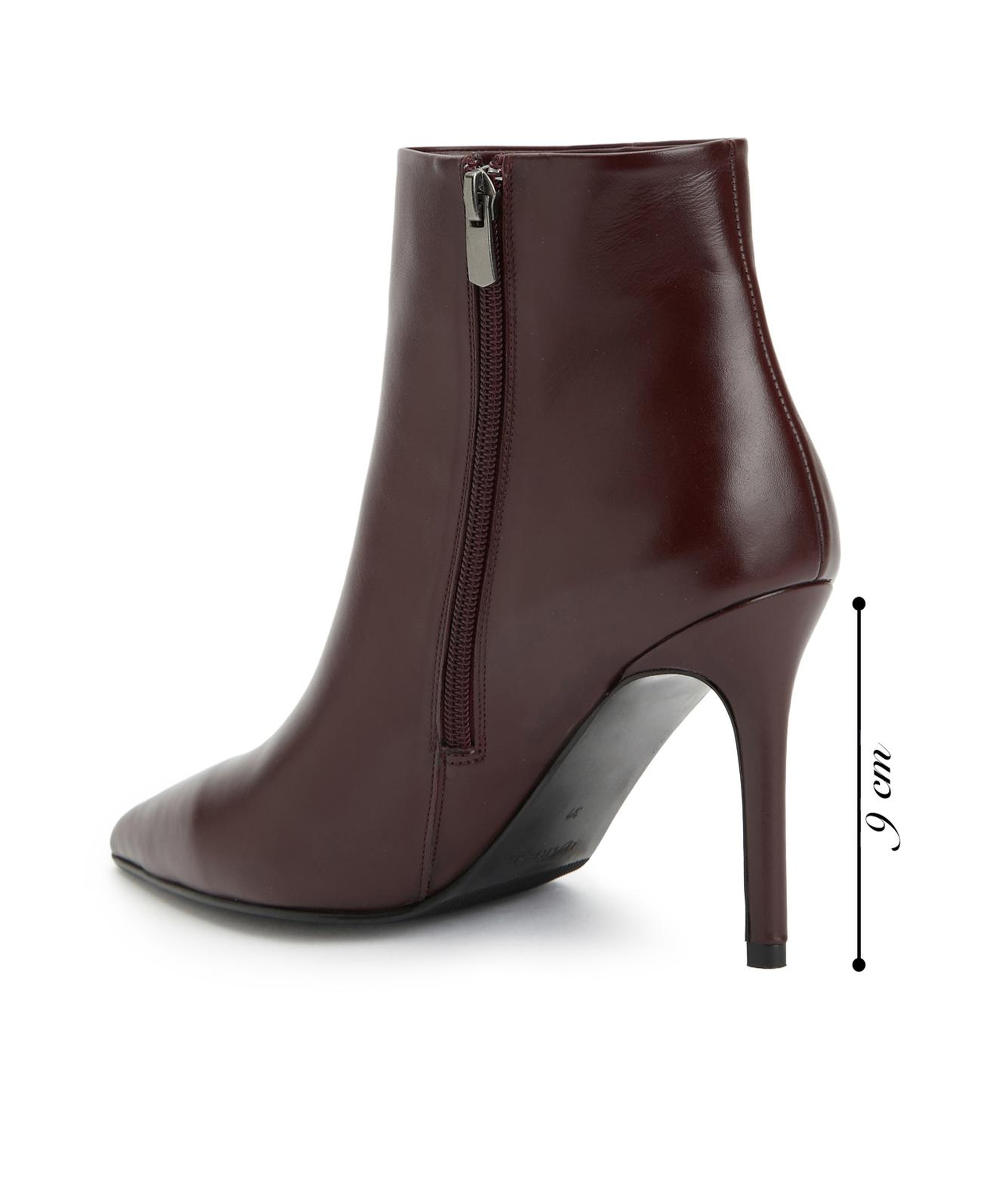 Divarese Kadın Bordo Deri Bot