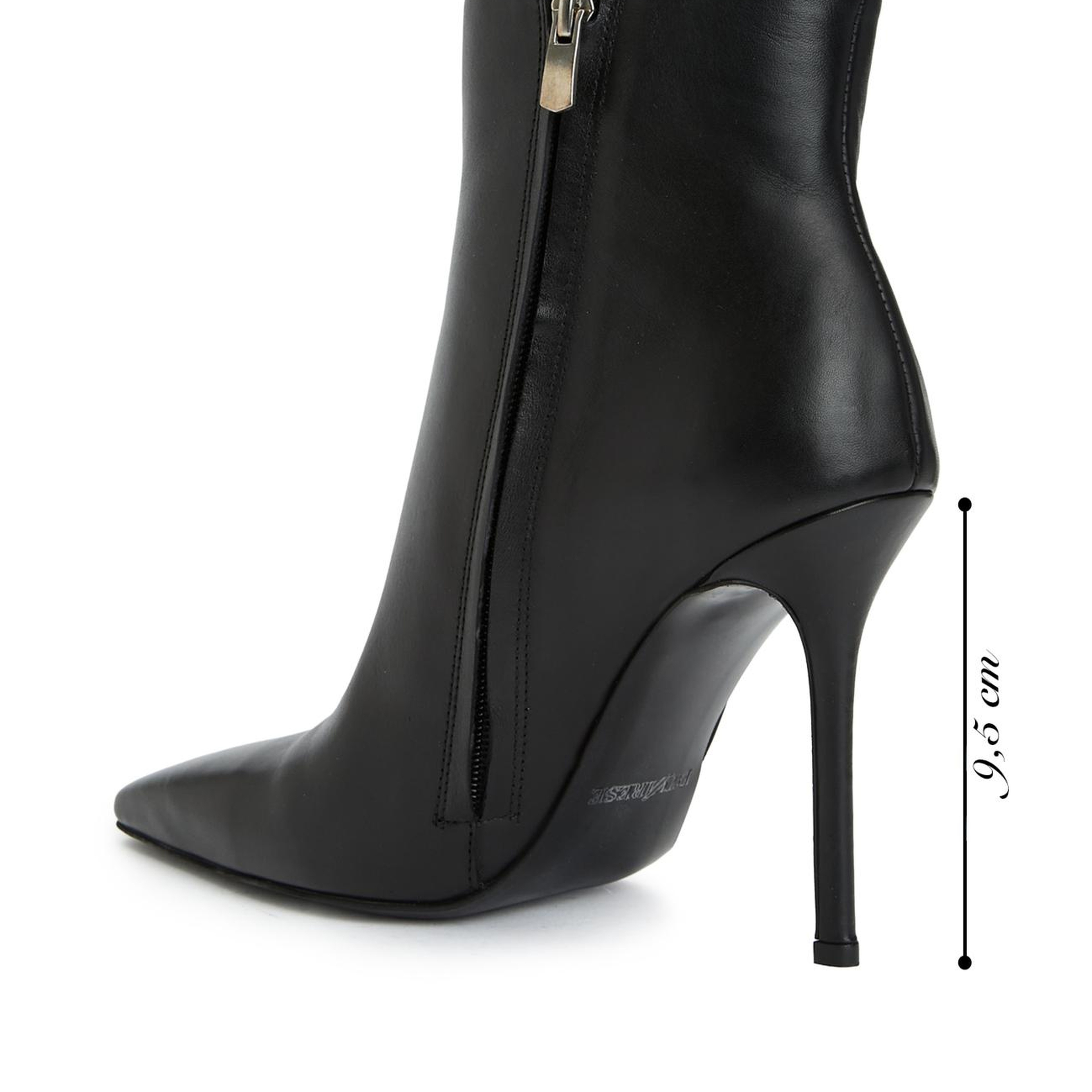 Divarese Kadın Siyah Deri Bot