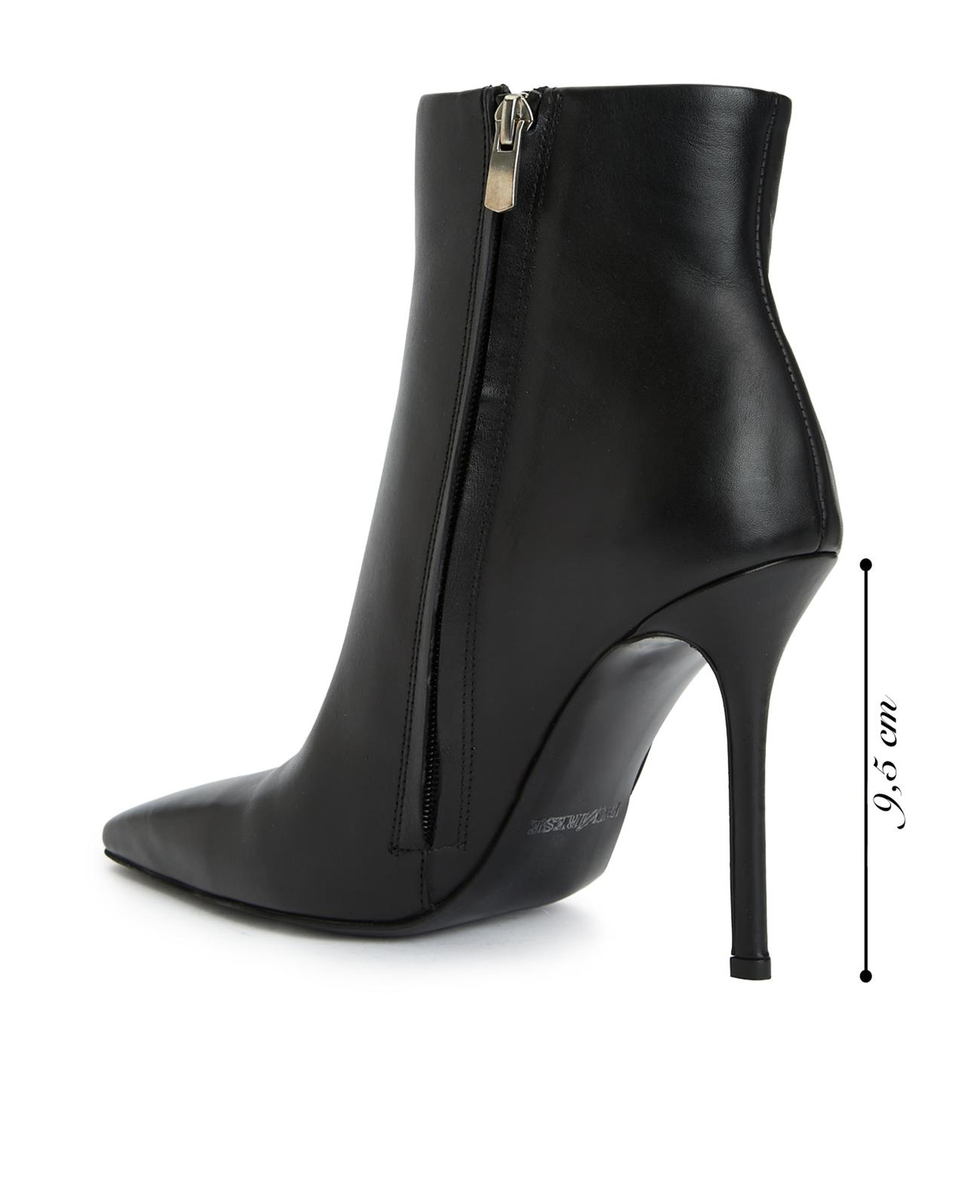 Divarese Kadın Siyah Deri Bot