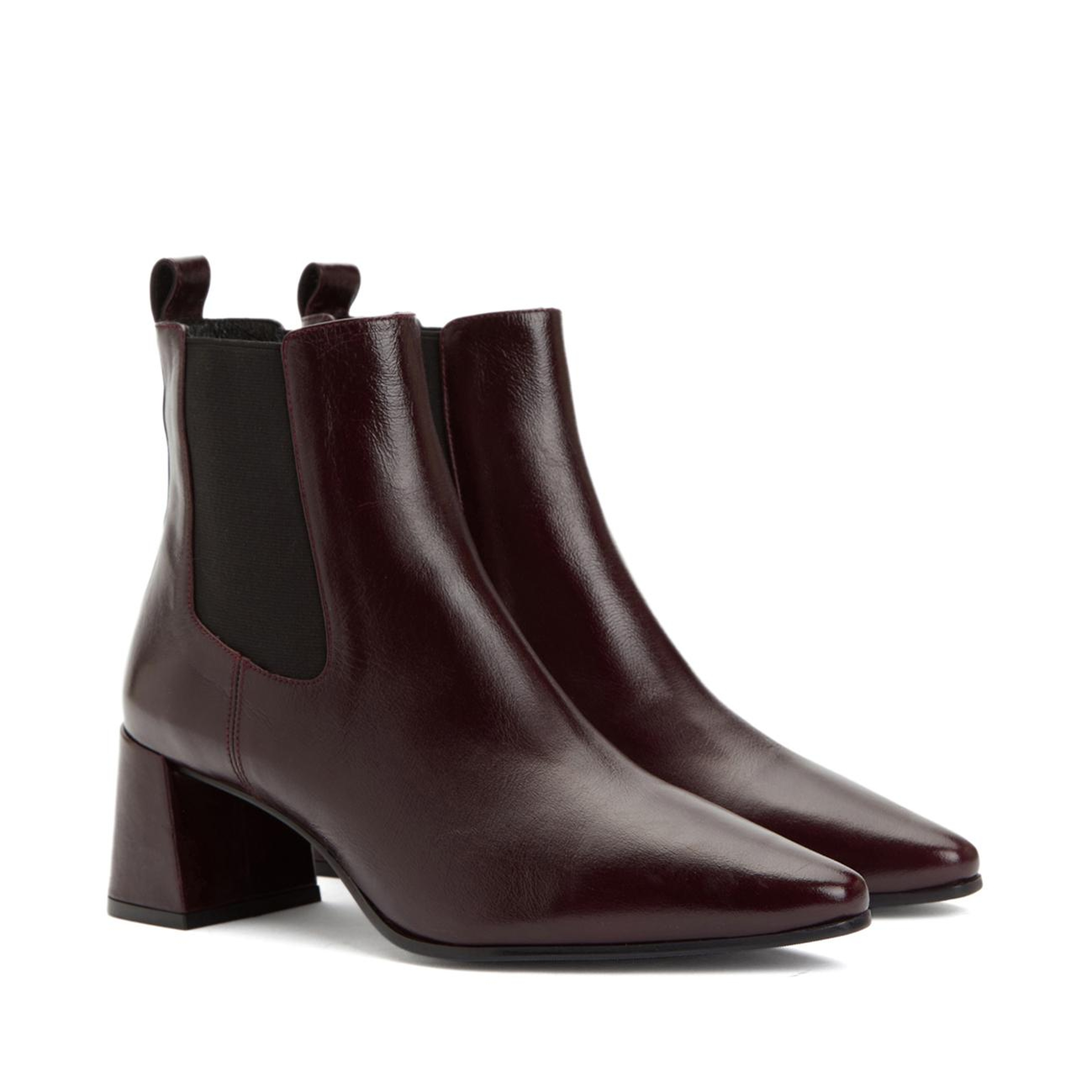 Divarese Kadın Bordo Western Deri Bot