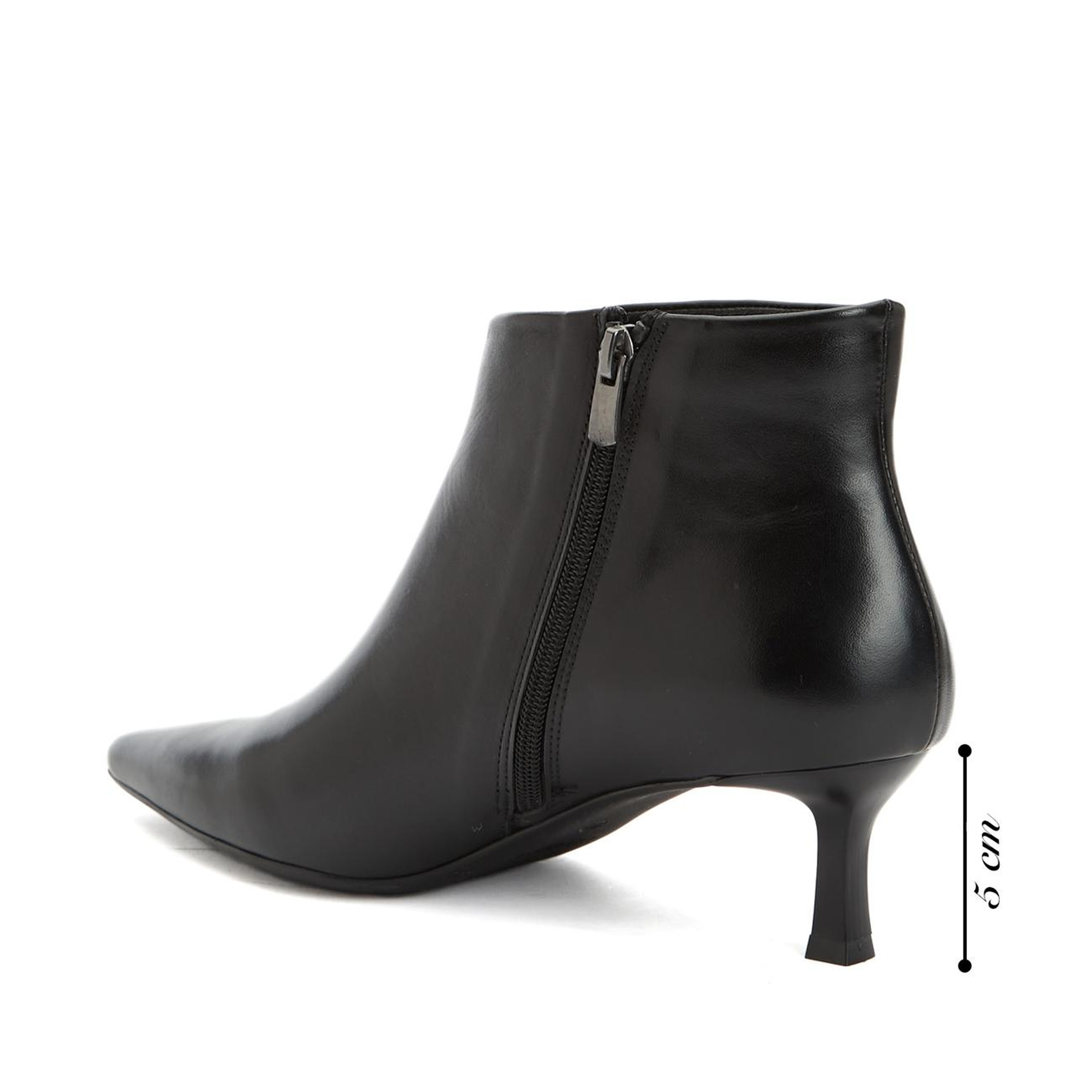 Divarese Kadın Siyah Deri Bot