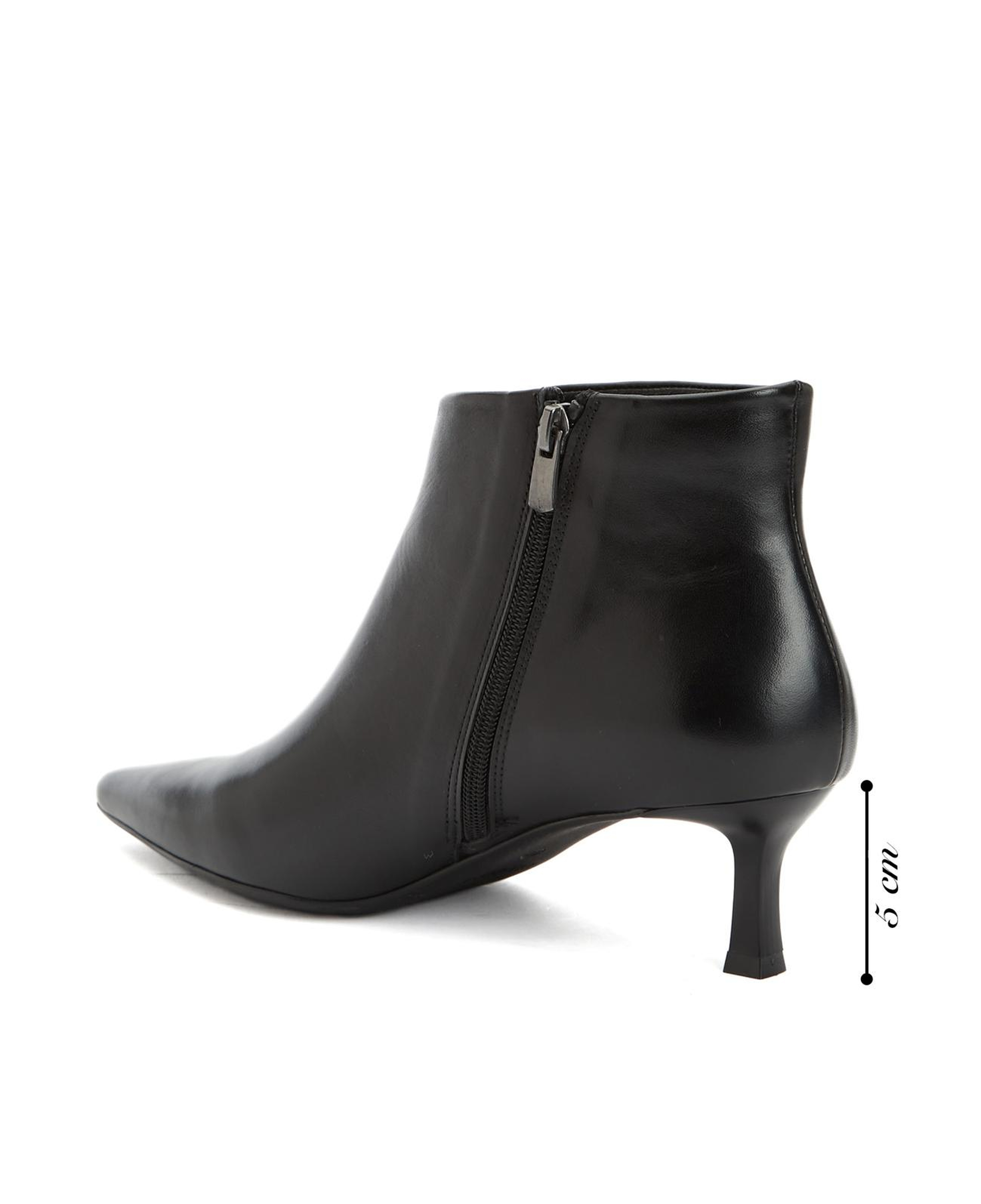 Divarese Kadın Siyah Deri Bot