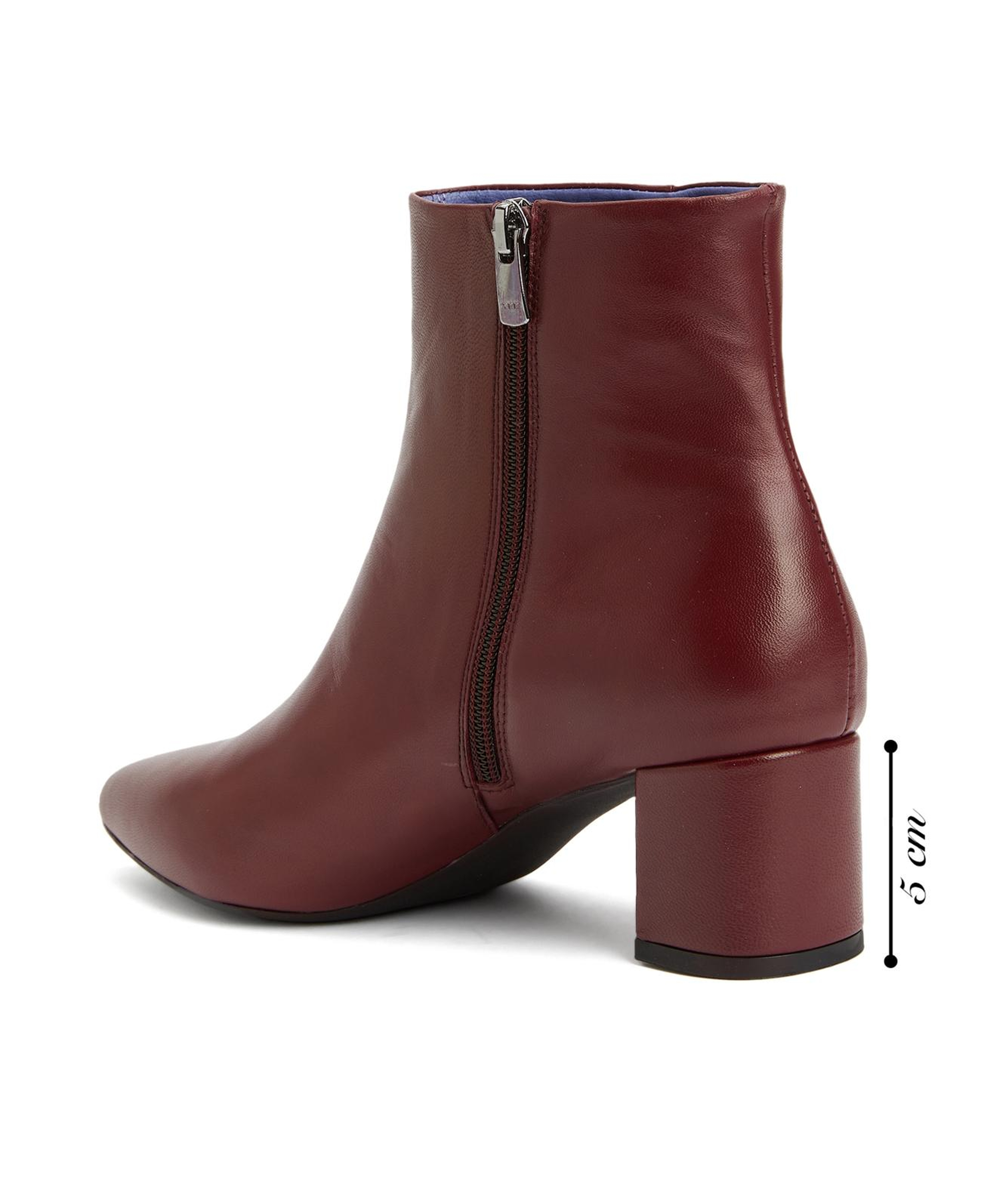 Divarese Kadın Bordo Deri Bot