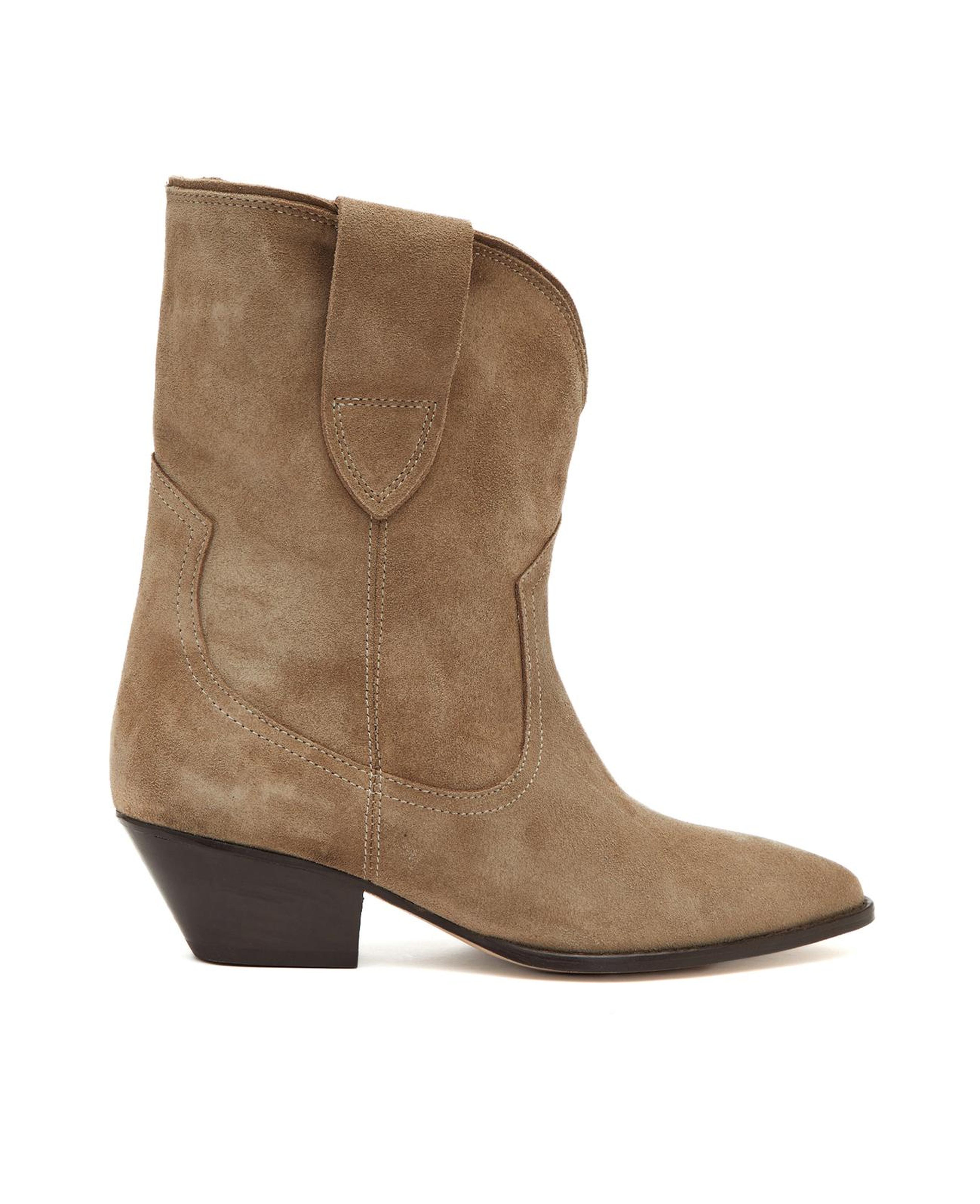 Divarese Kadın Kum Western Süet Deri Bot