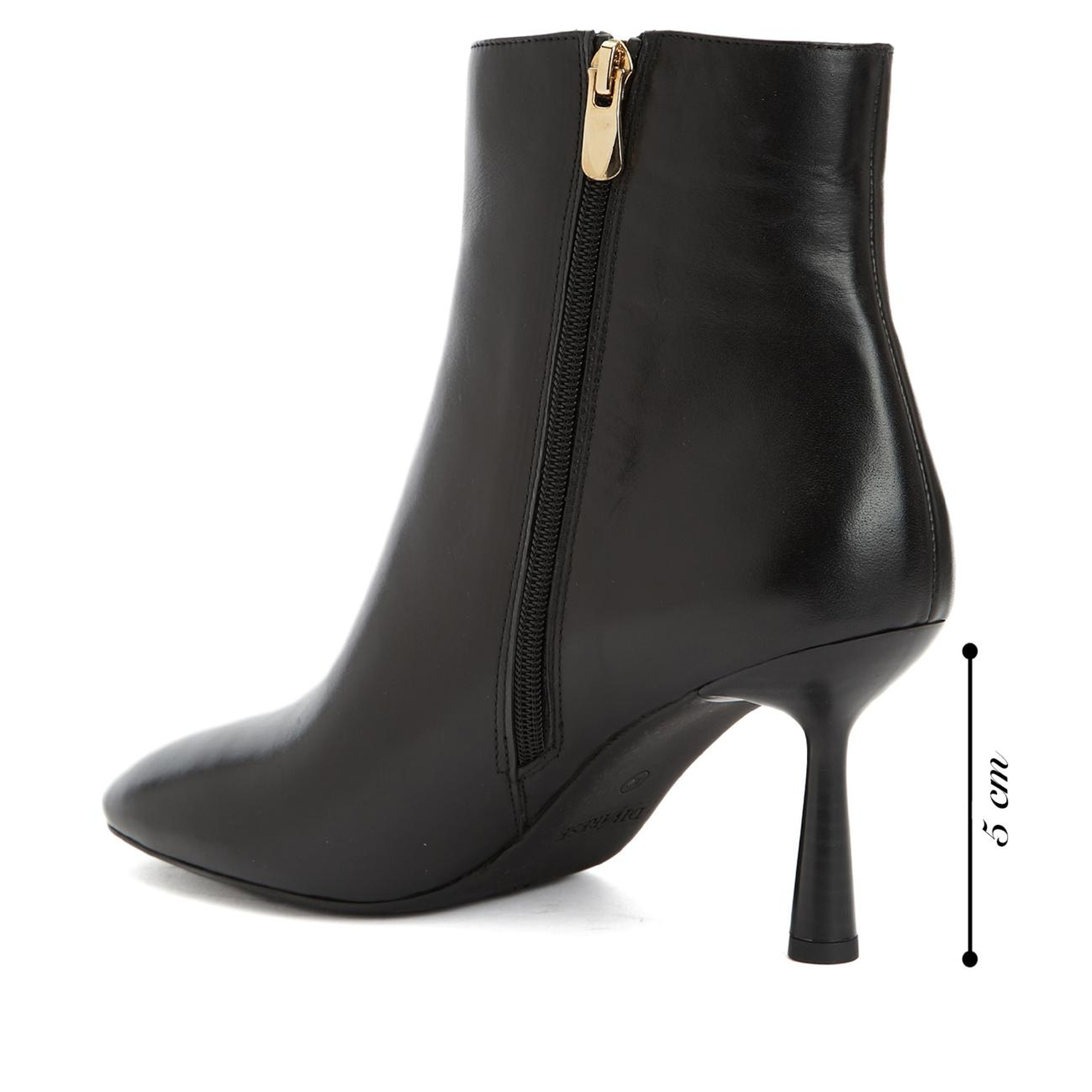 Divarese Kadın Siyah Deri Bot