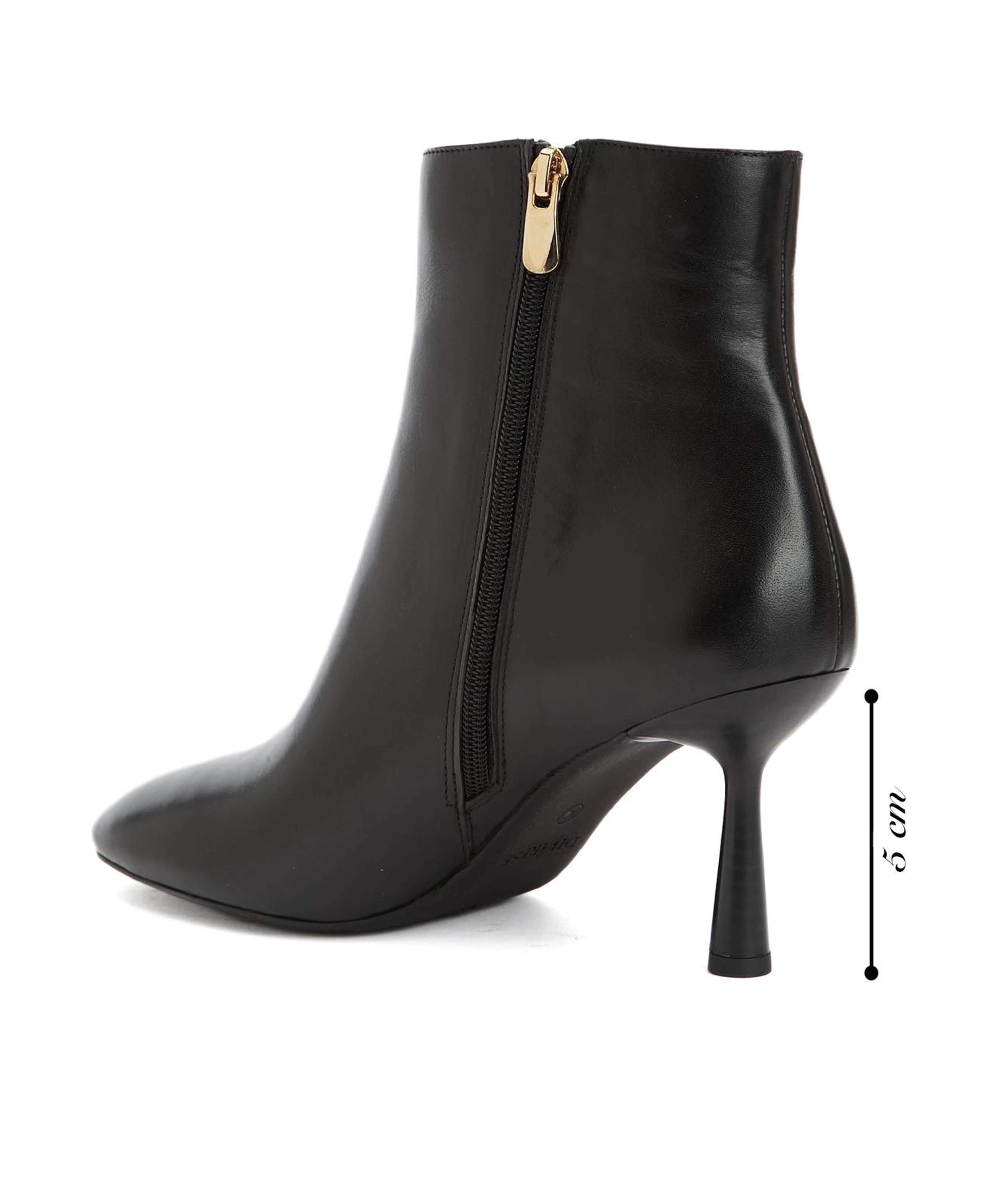 Divarese Kadın Siyah Deri Bot