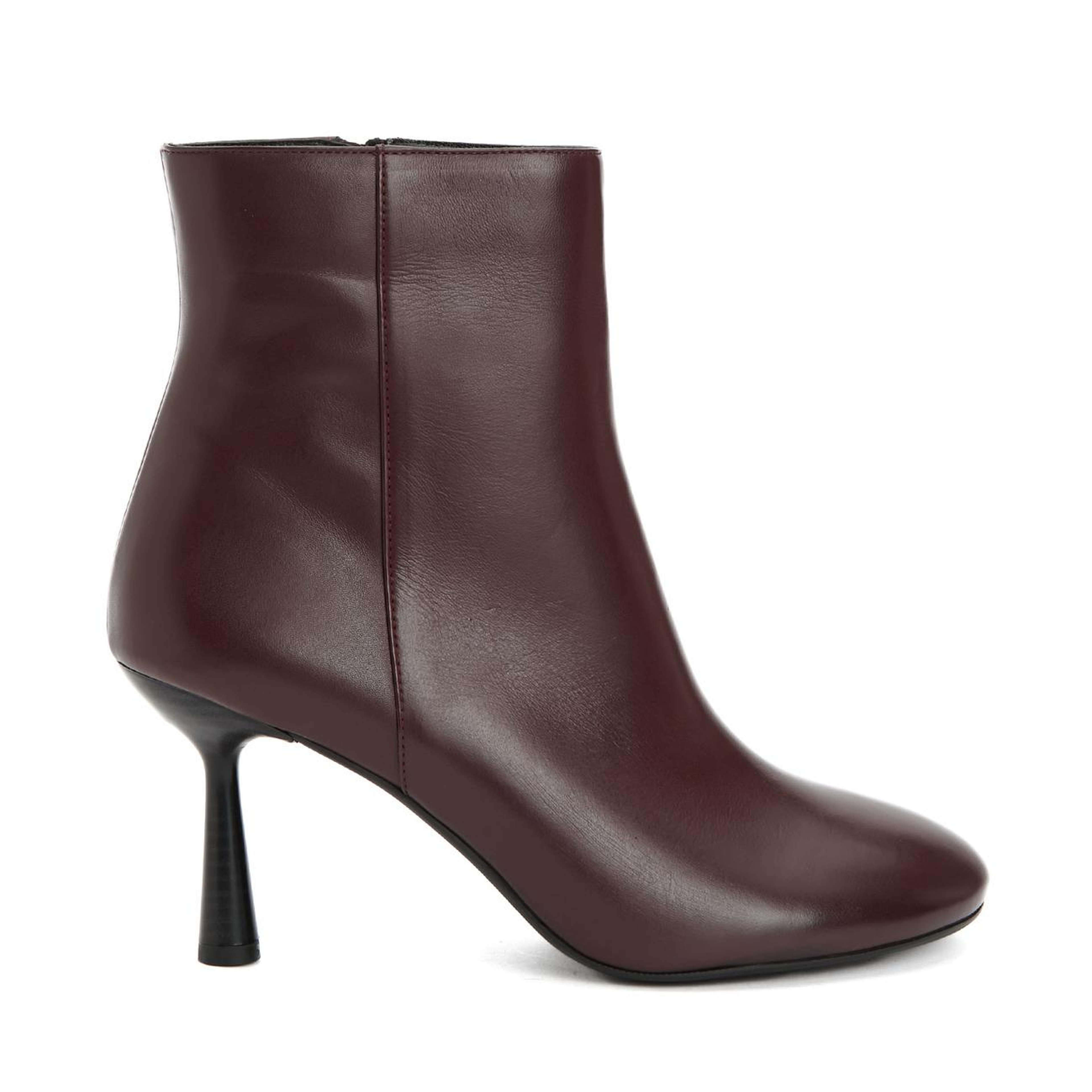 Divarese Kadın Bordo Deri Bot