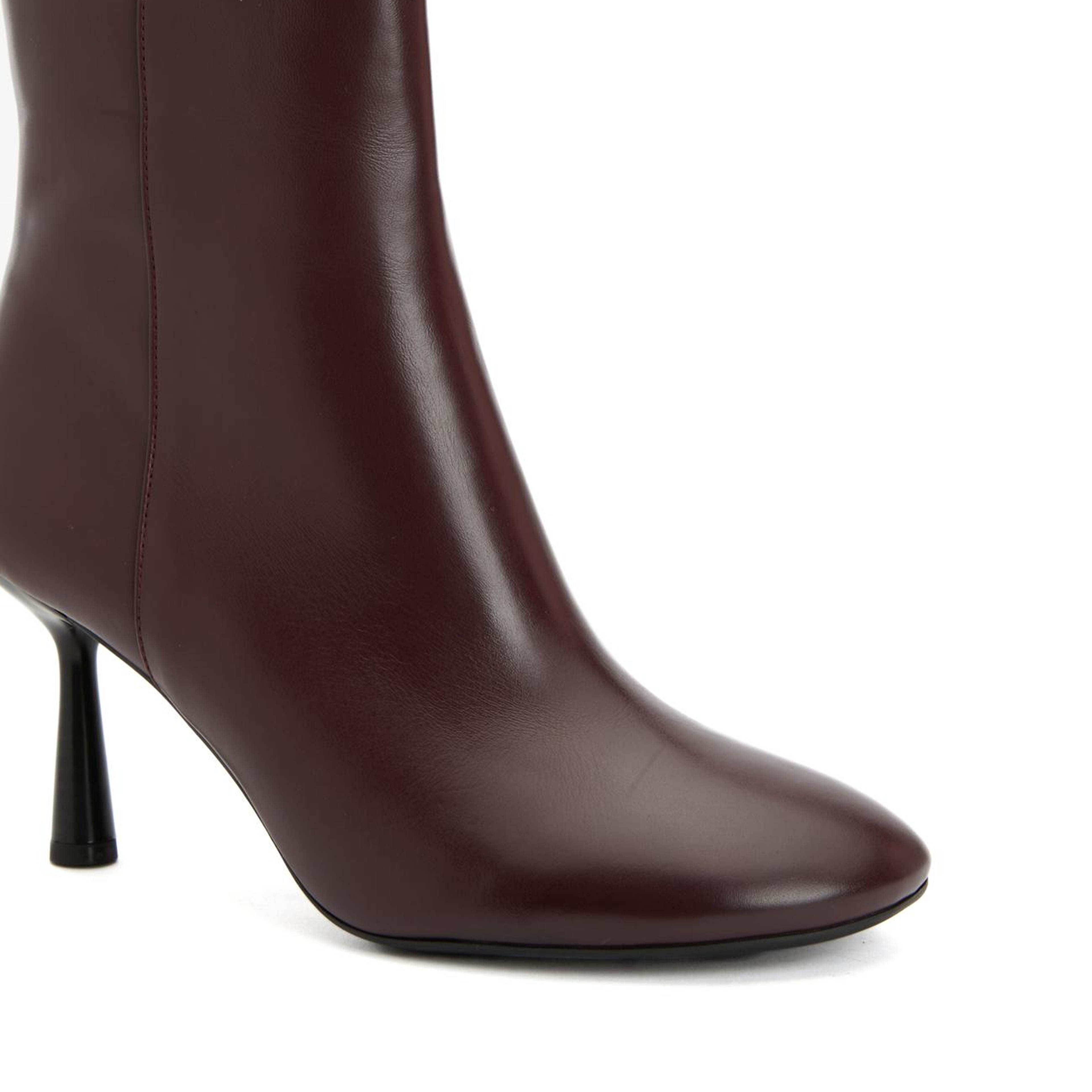 Divarese Kadın Bordo Deri Bot