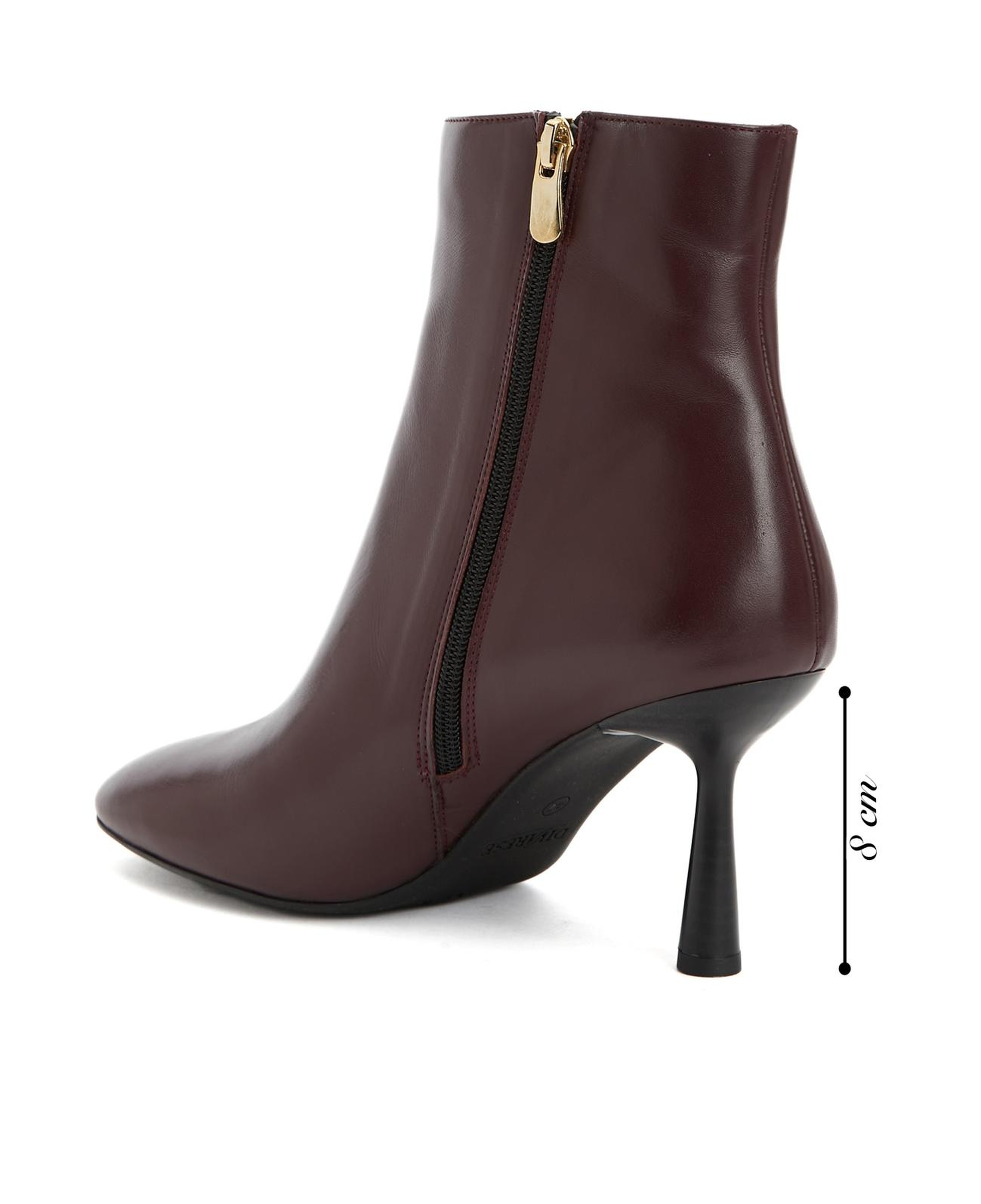 Divarese Kadın Bordo Deri Bot